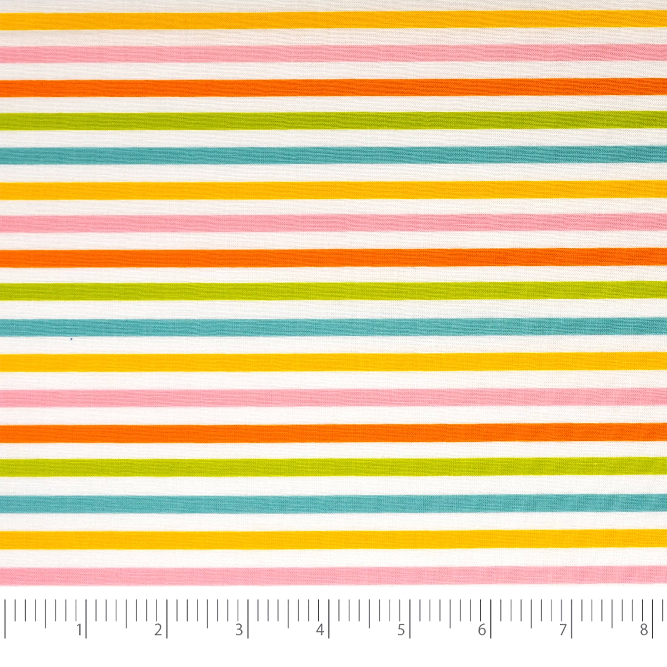 SINGER 1yd. Pastel Stripes Print Cotton Fabric
