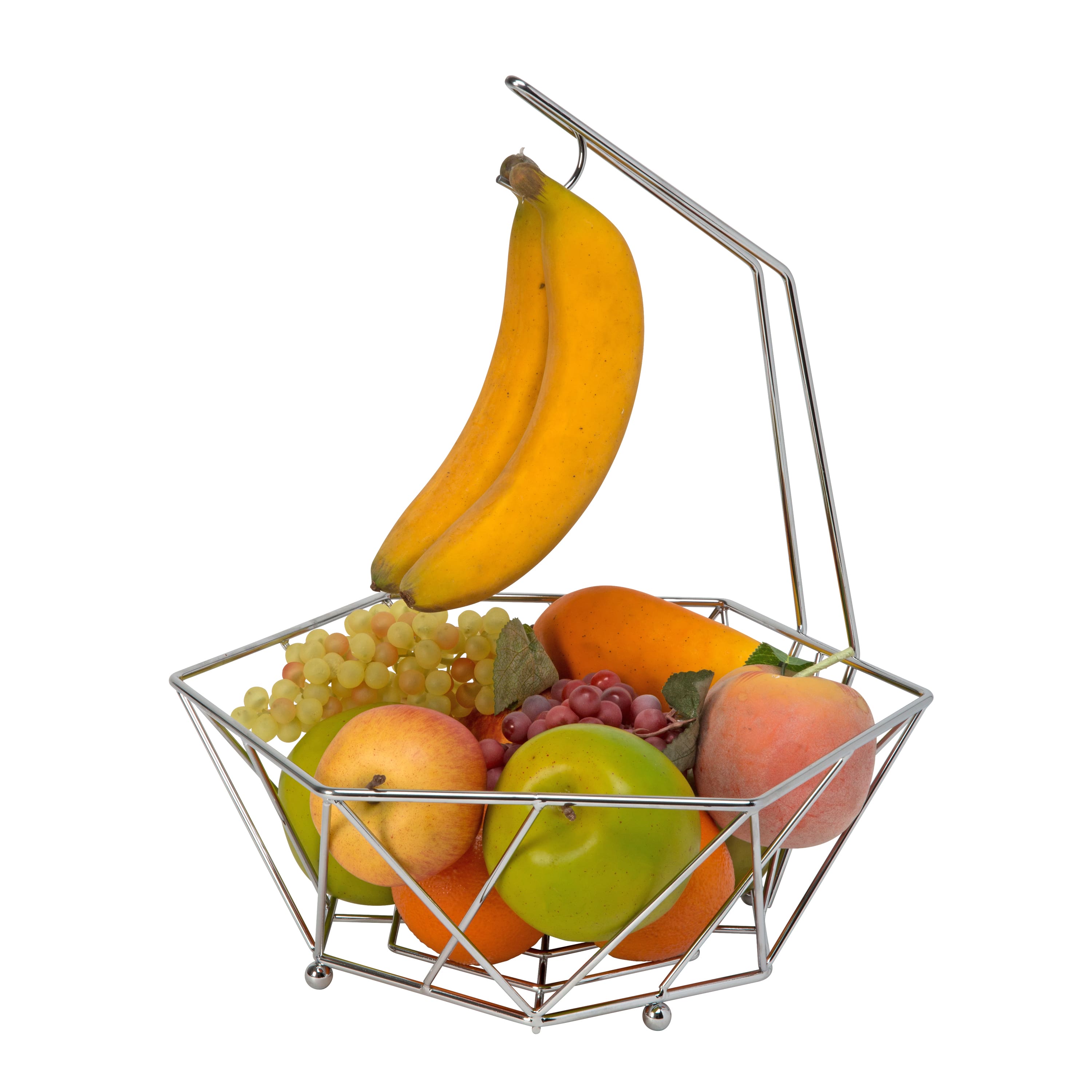 Kitchen Details 15.5" Geode Fruit Basket with Banana Tree