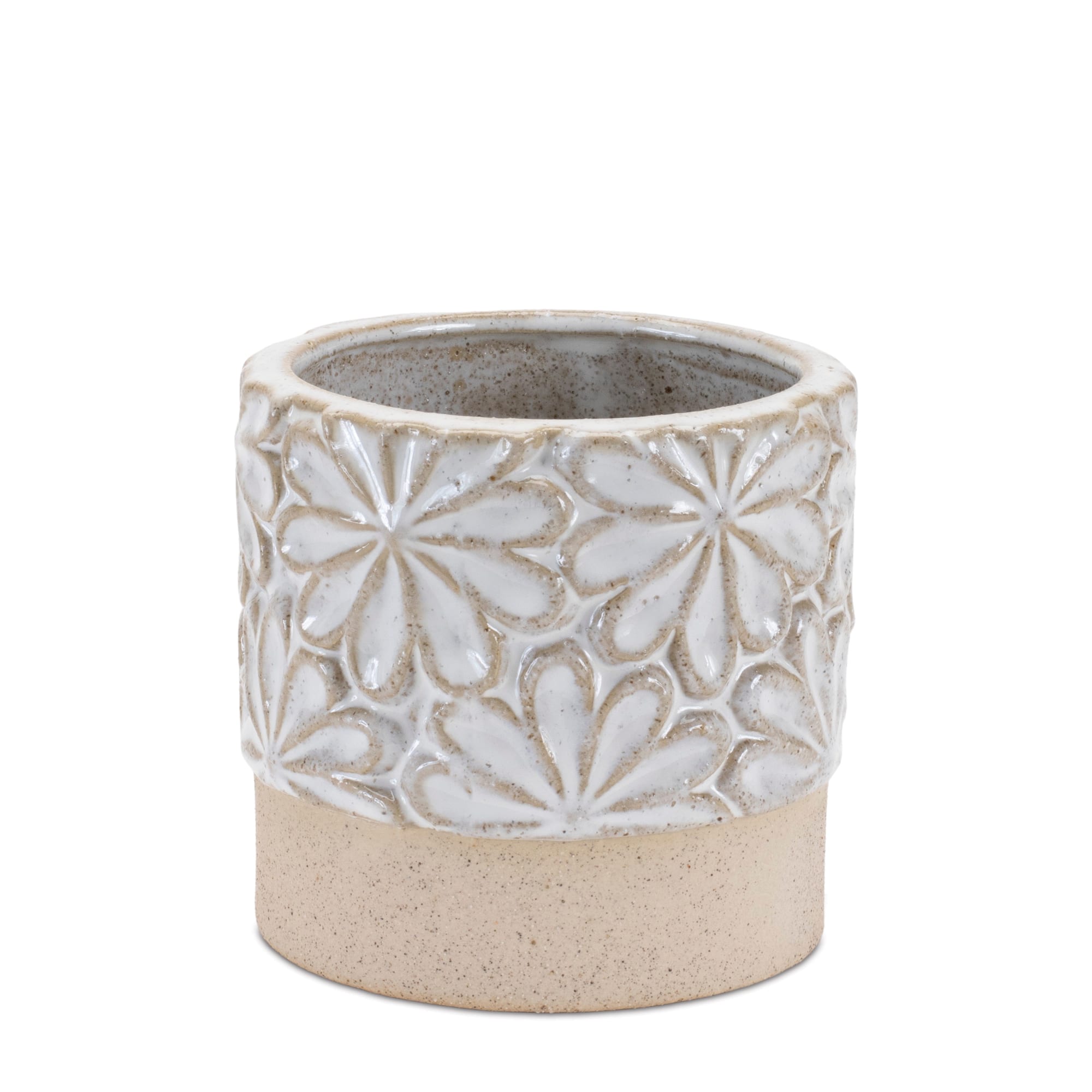 Ceramic Floral Planters Set