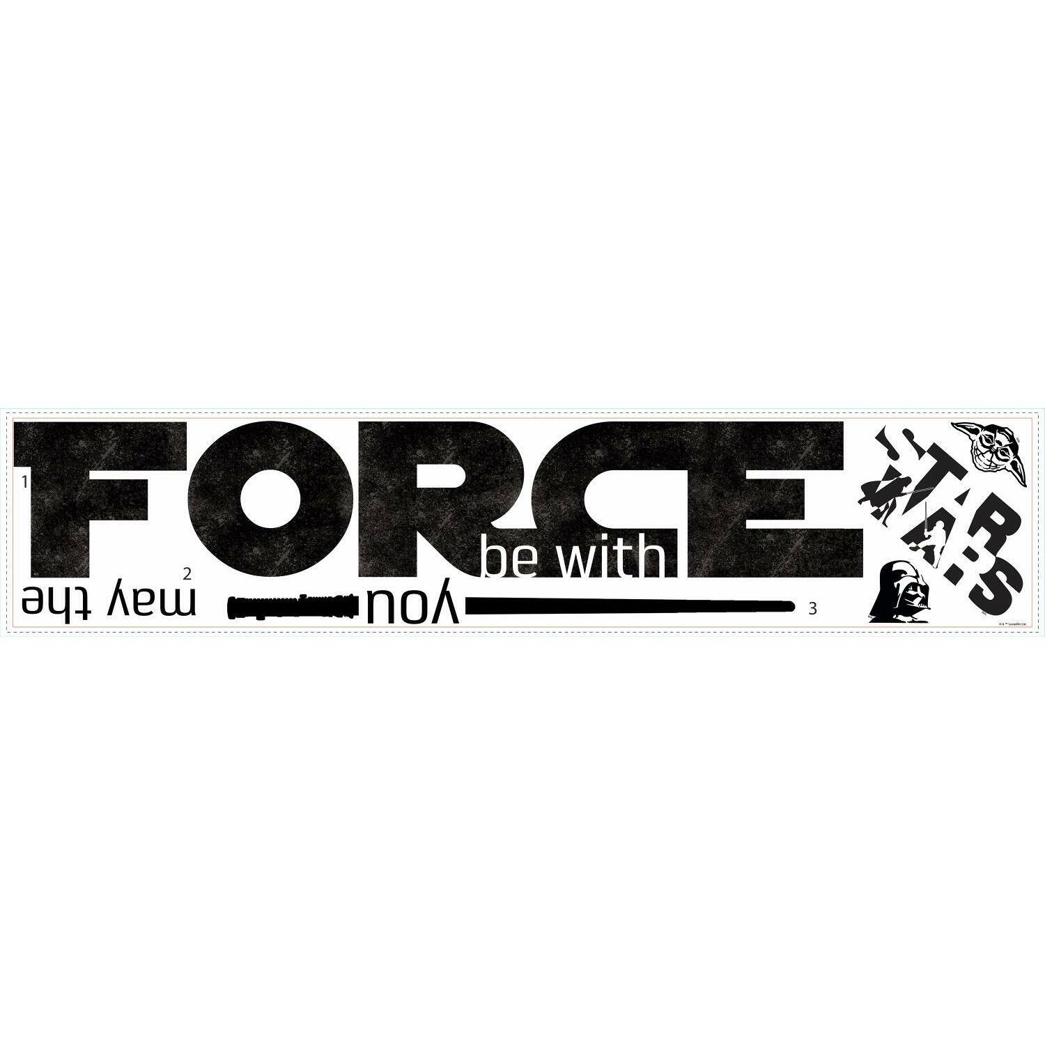 RoomMates Star Wars Classic May The Force Peel & Stick Decals