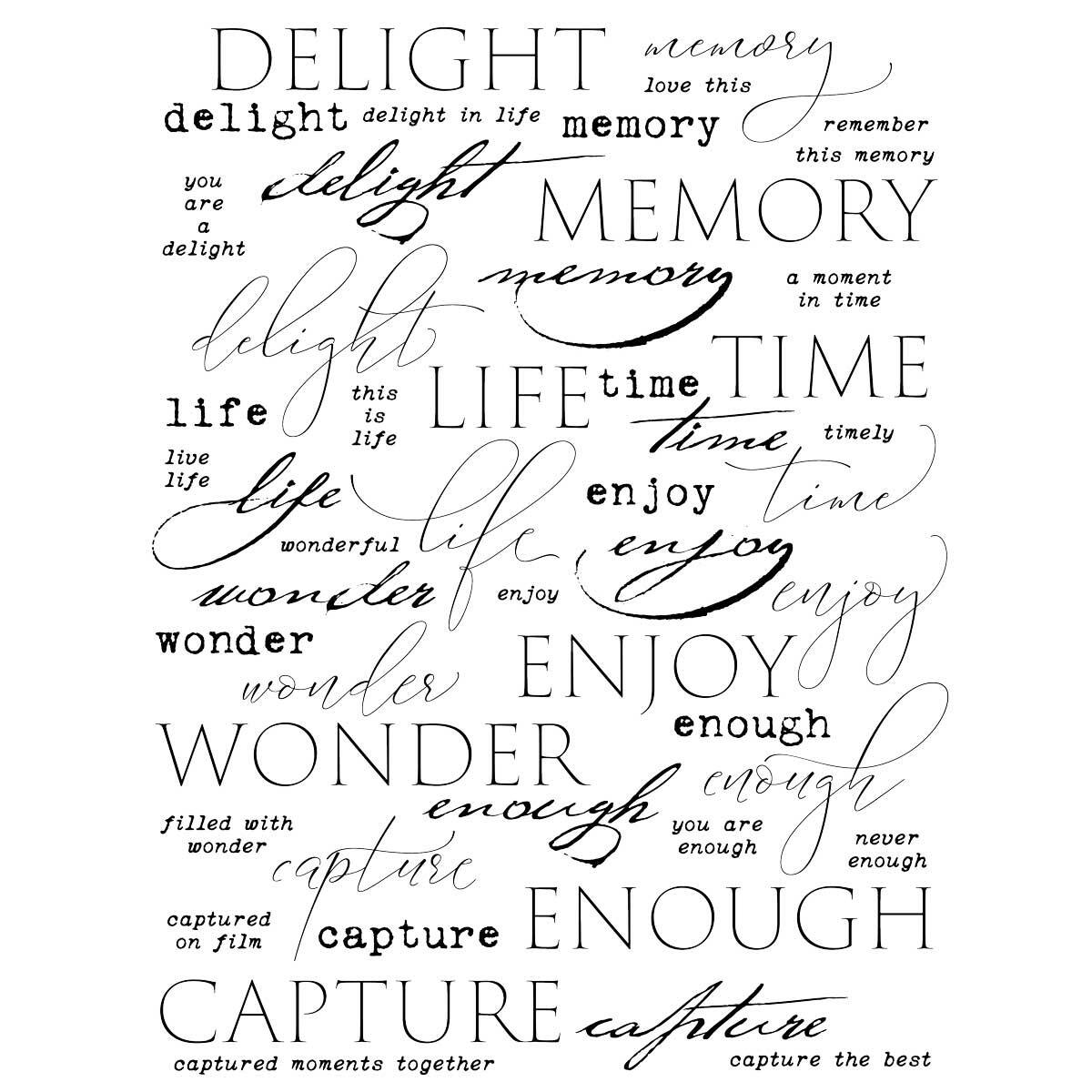 49 And Market Defining Words 01 Essential Rub-Ons Transfers