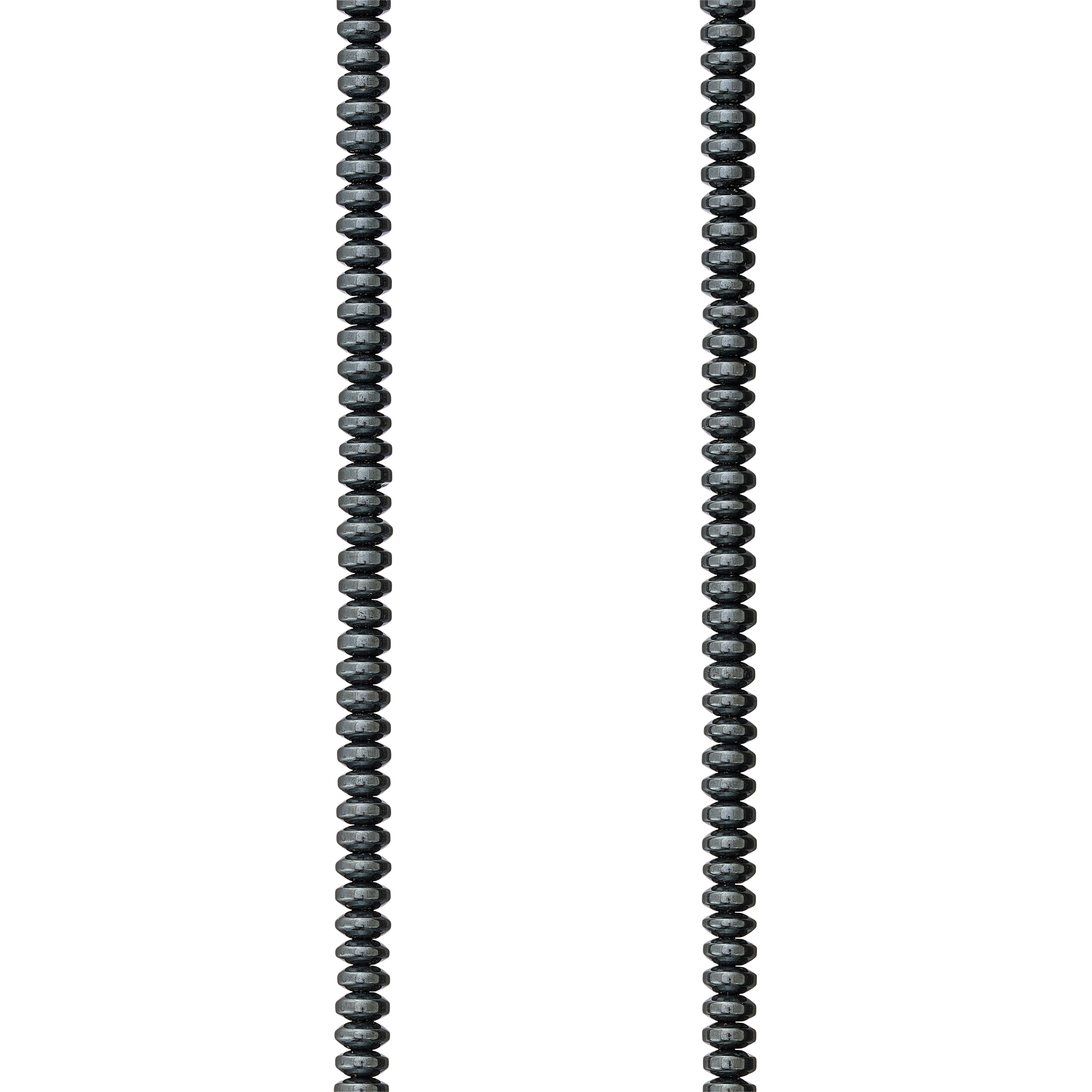 12 Pack: Gray Hematite Rondelle Beads, 5mm by Bead Landing™