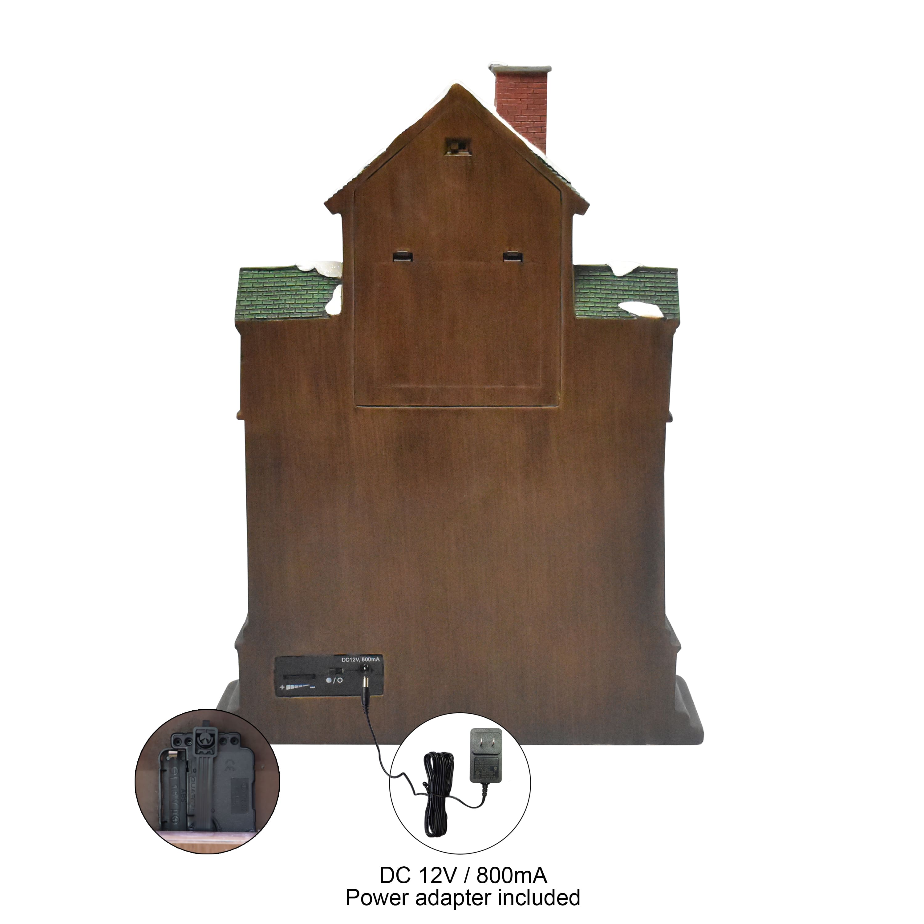 Moments in Time 16.8" Animated Cuckoo Clock Décor 