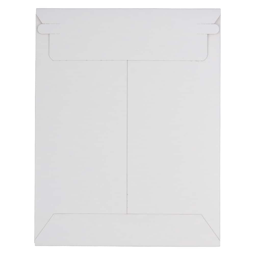 JAM Paper 7" x 9" White Flat Photo Mailer Peel & Seal Closure Envelopes, 6ct.
