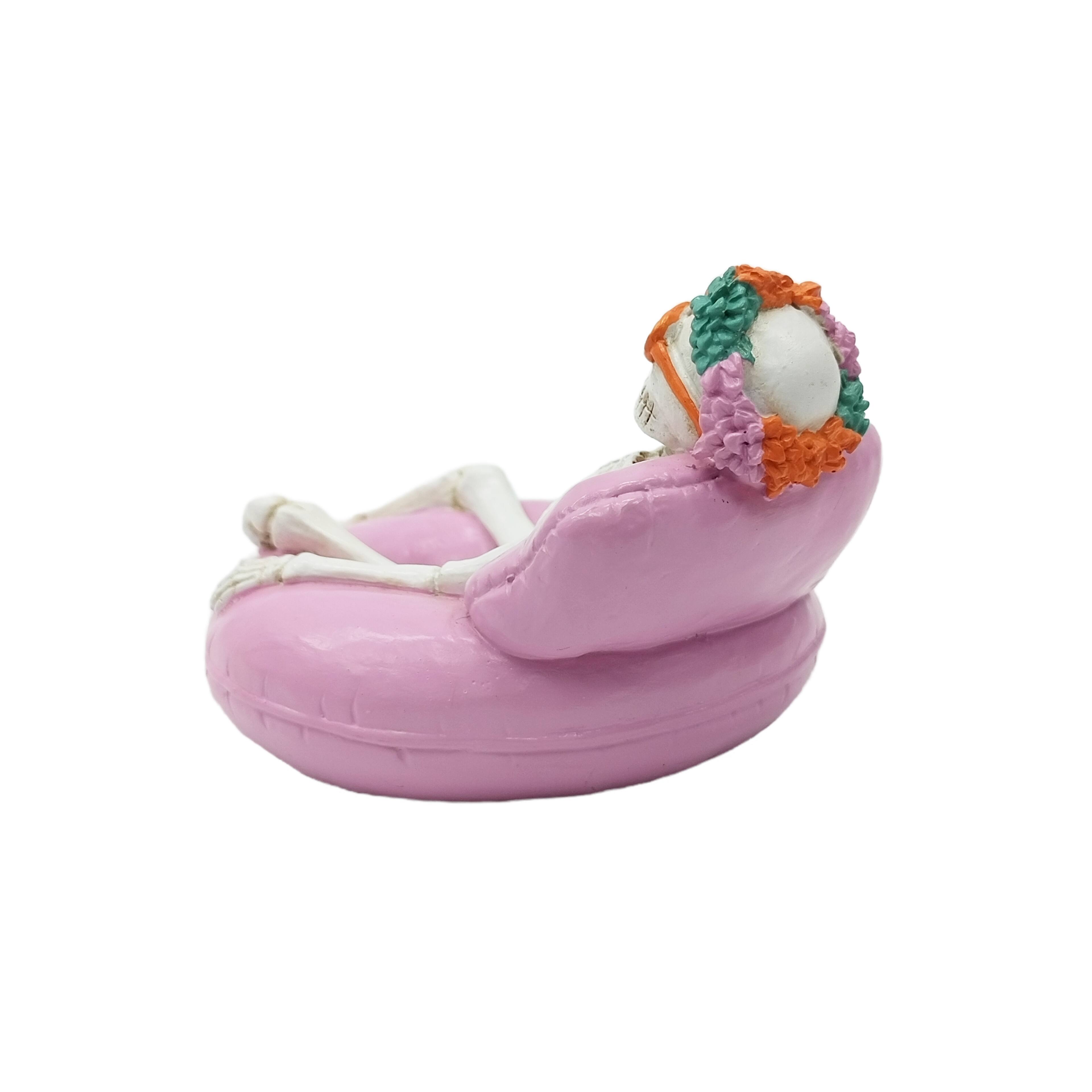 7.3" Skeleton with Pool Float Tabletop Décor by Ashland®