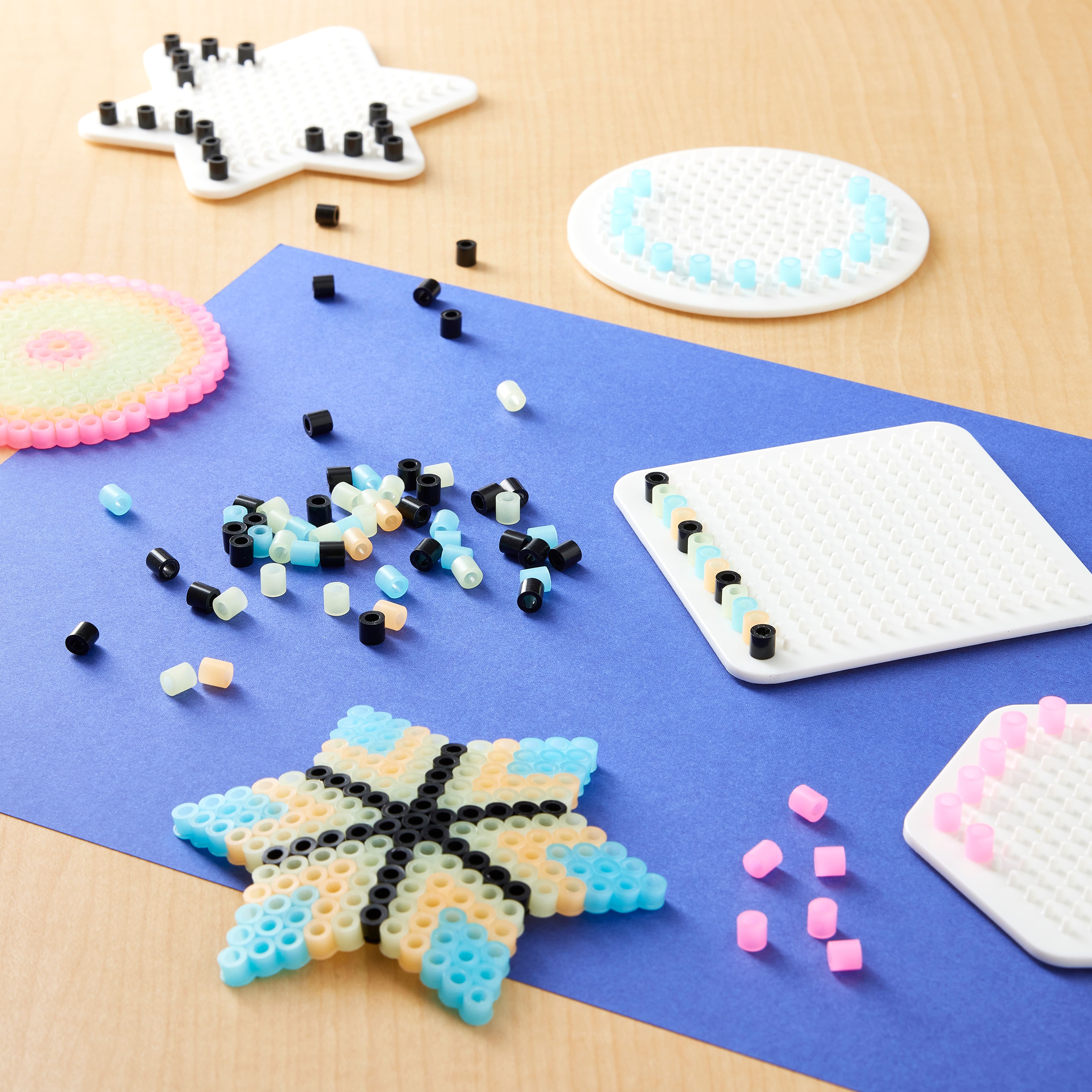 8 Pack: Perler Beads™ Glow in the Dark Activity Bucket