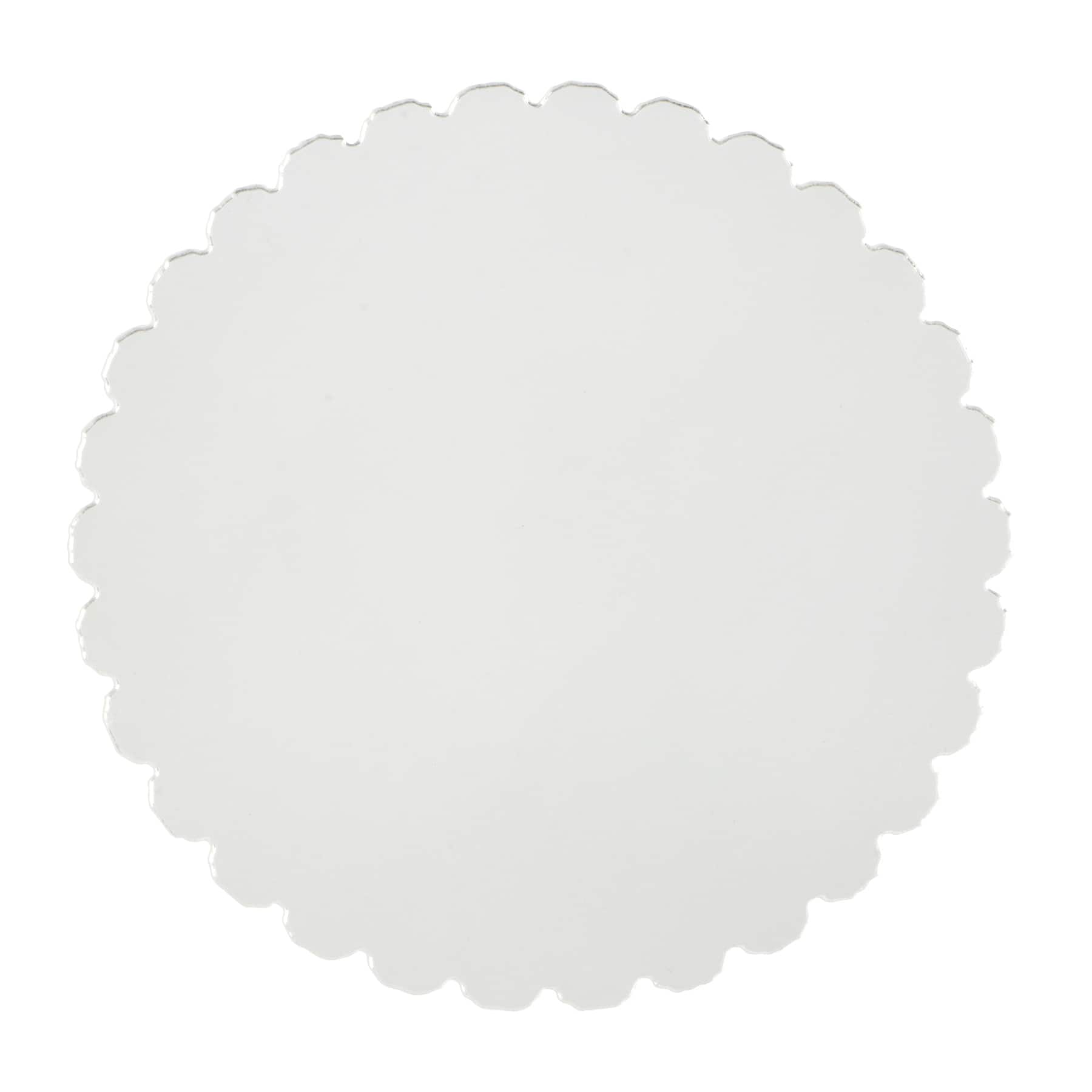 4" Scalloped Acrylic Blanks, 6ct. by Make Market®