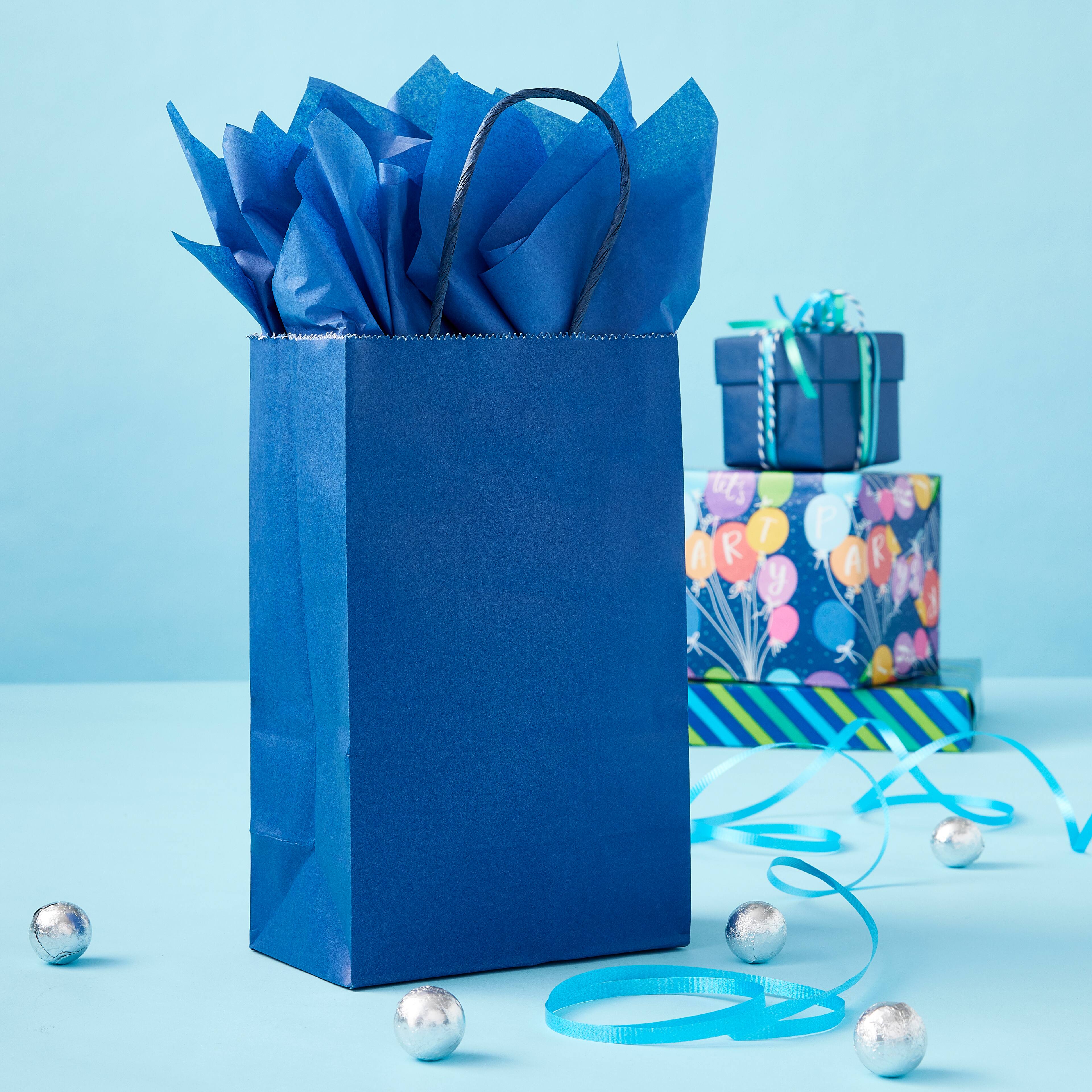 Petits sacs de papier bleu marine de Celebrate It