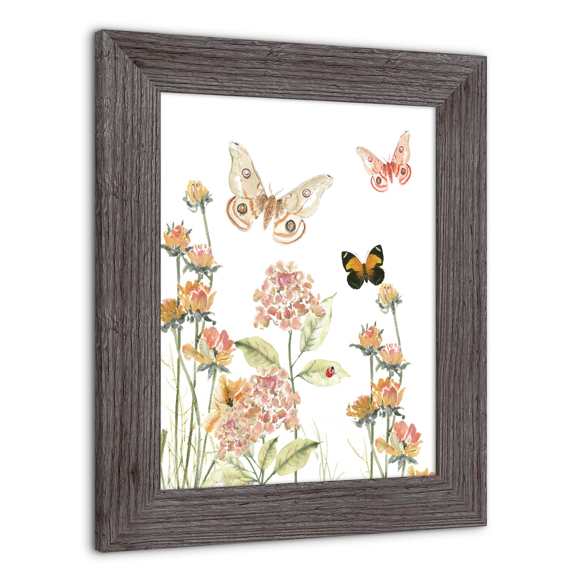 Butterfly Garden Western Framed Print
