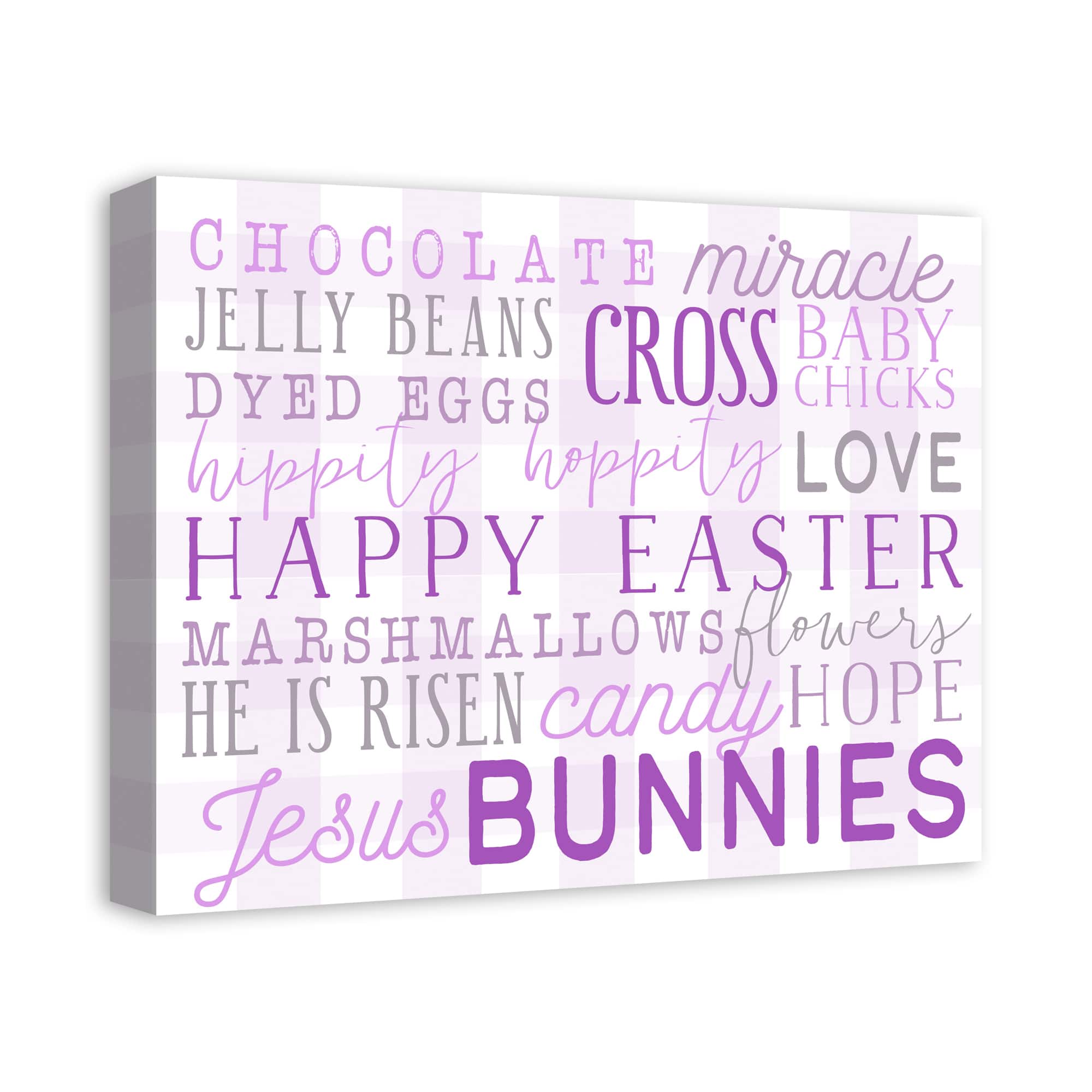 Easter Day Words 16" x 20" Canvas Wall Art