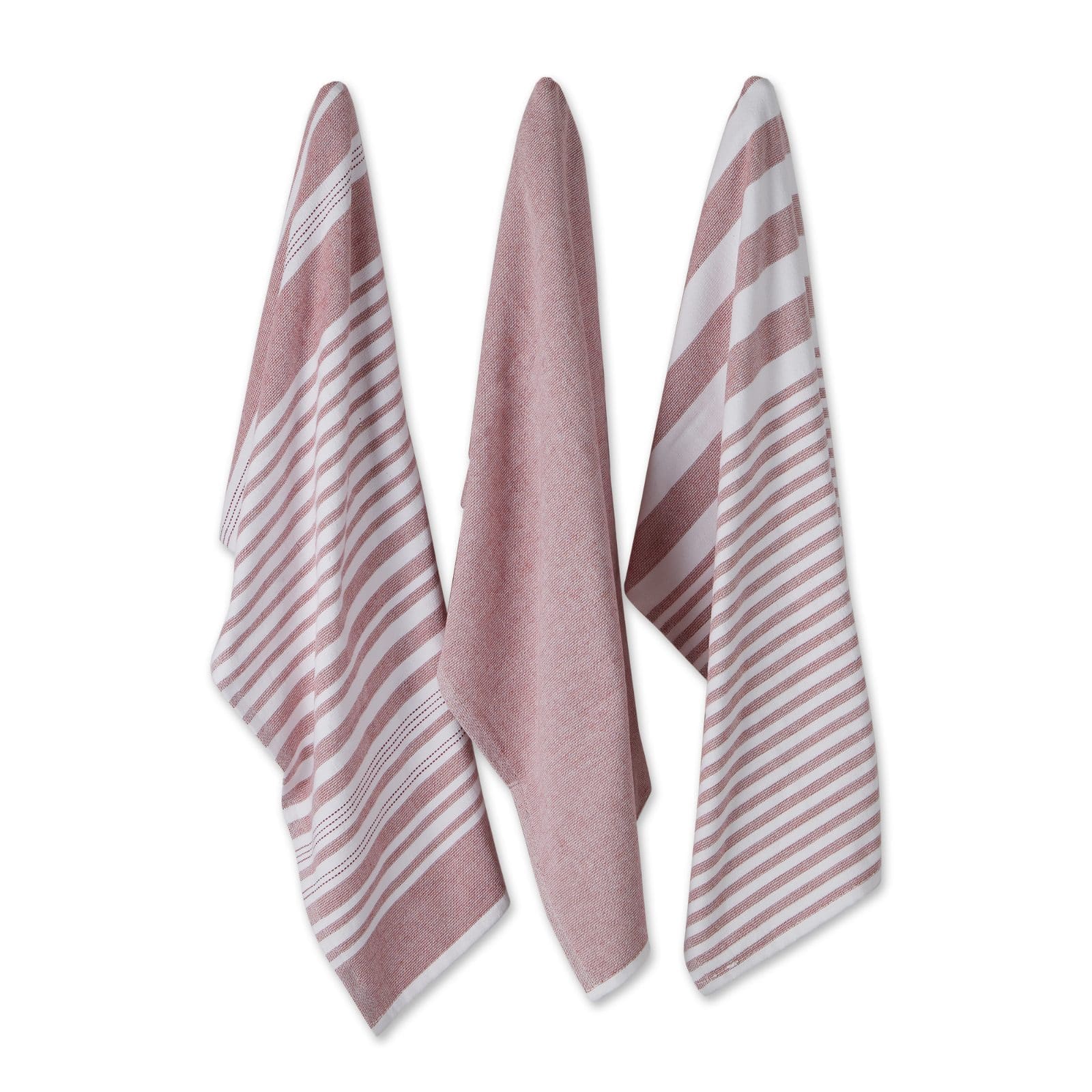 DII® Barn Red French Terry Dishtowel Set