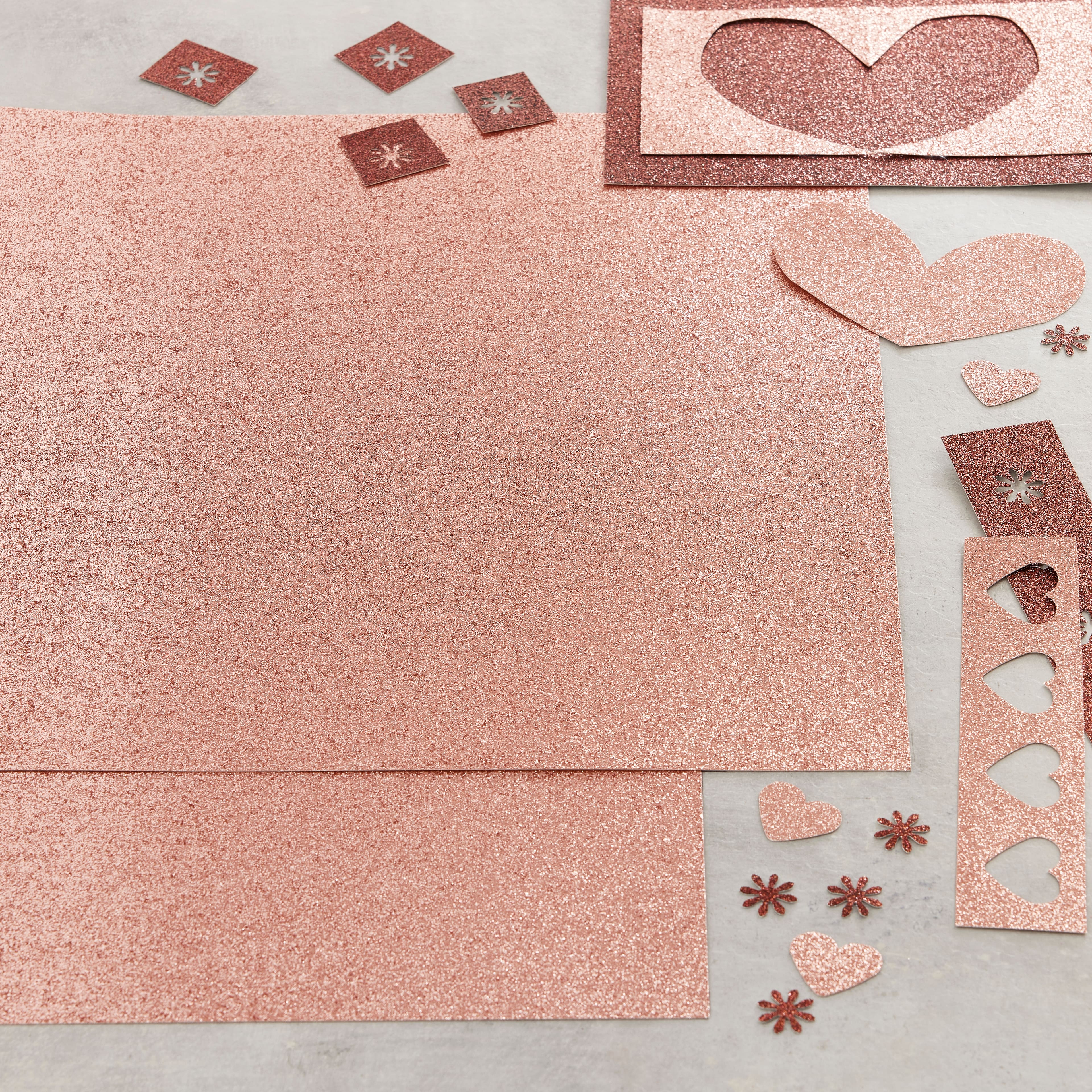 24 Pack: Prismatic Glitter Paper by Recollections™, 12" x 12"