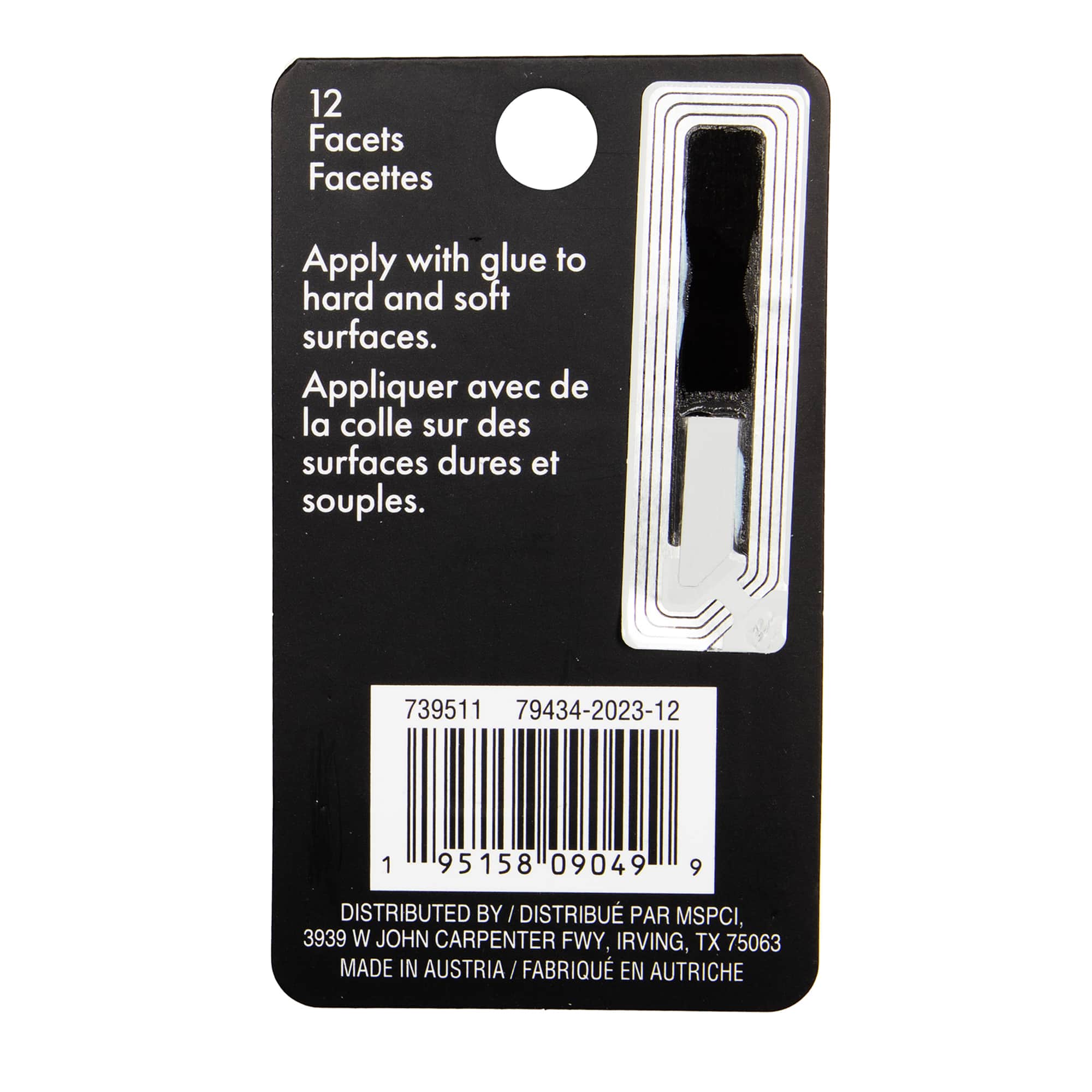 7.5mm Crystal AB Flame Glue-On Austrian Crystals by Bead Landing™, 10ct.