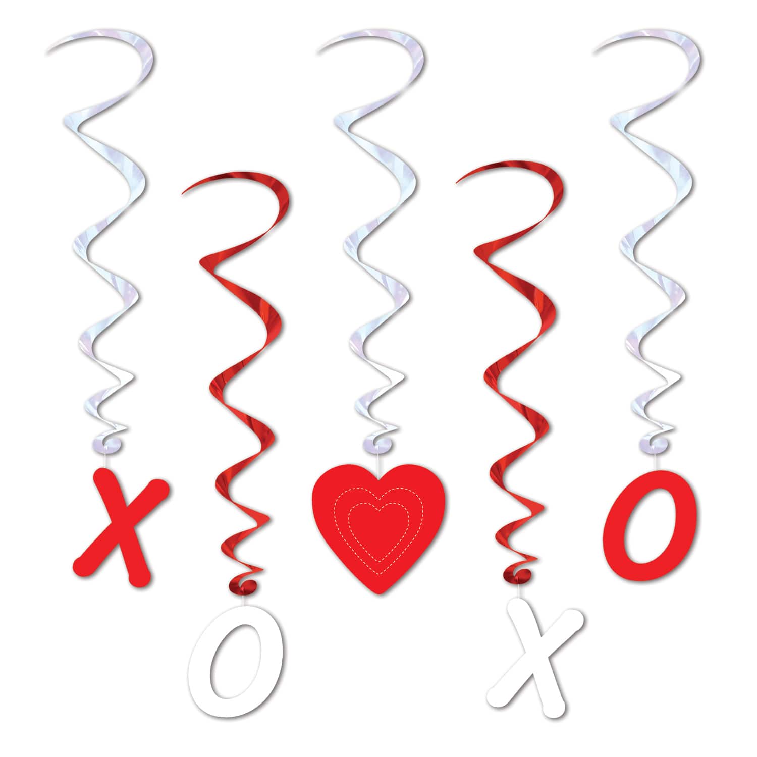 Beistle 3.25ft. Valentine Whirls, 10ct.