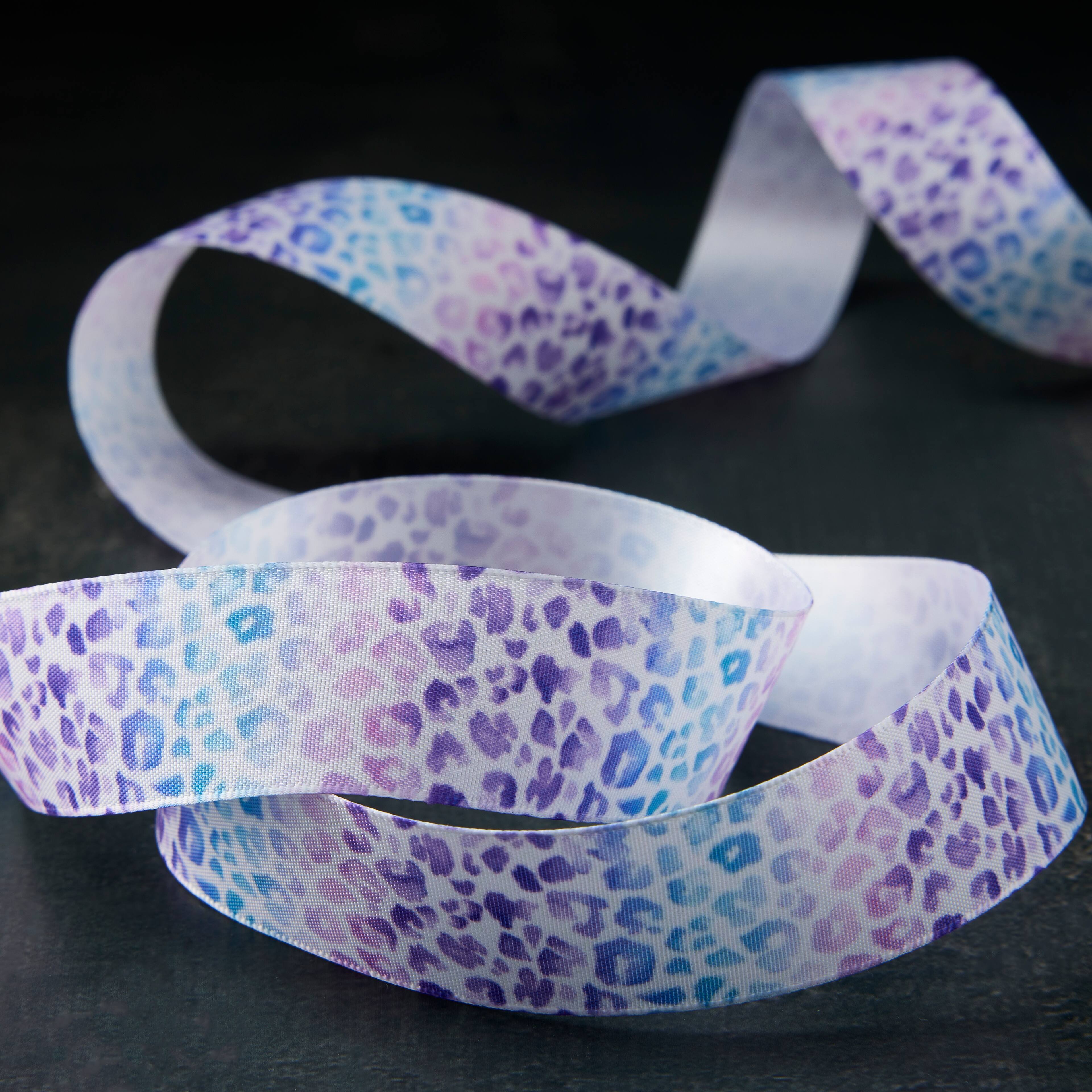 12 Pack: 1'' x 5yd. Satin Floral Print Ribbon by Celebrate It®