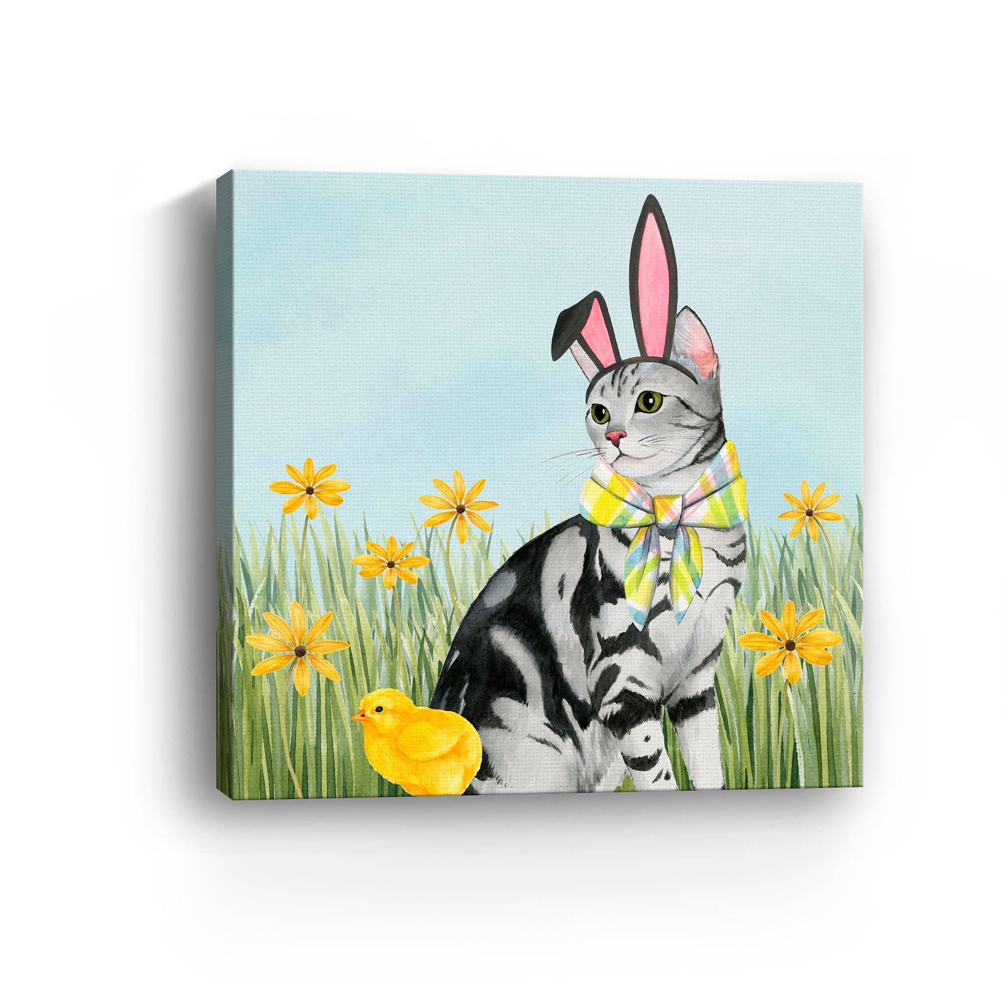 Lumaprints Easter Cats III Canvas Giclée Art