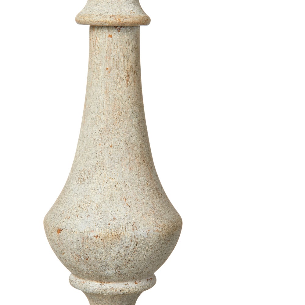 Hello Honey® Robert Stevenson Lighting Magnolia 18.5" Matte Black 3-Light White Washed Wood and Metal Chandelier