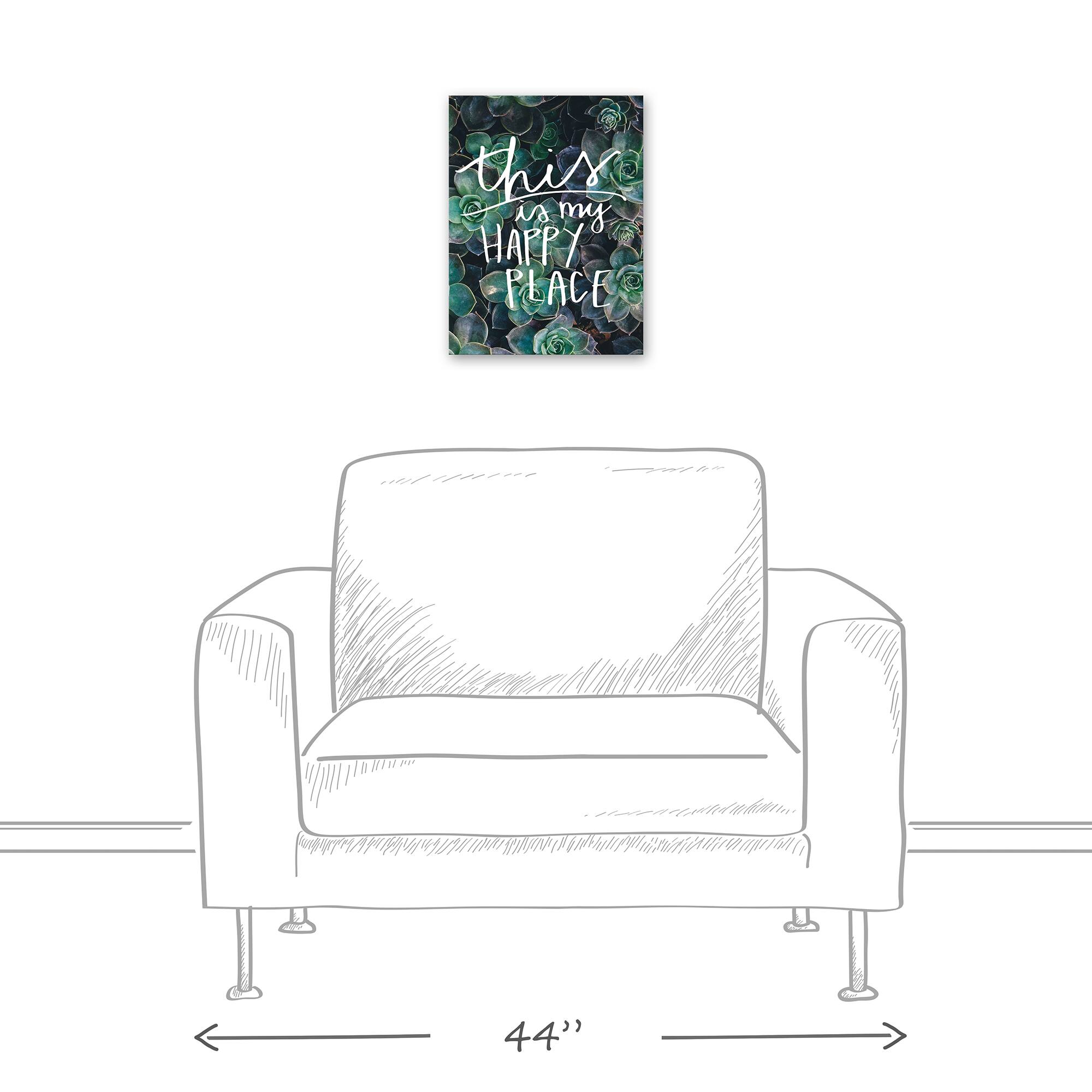 This Is My Happy Place 12" x 16" Canvas Wall Art