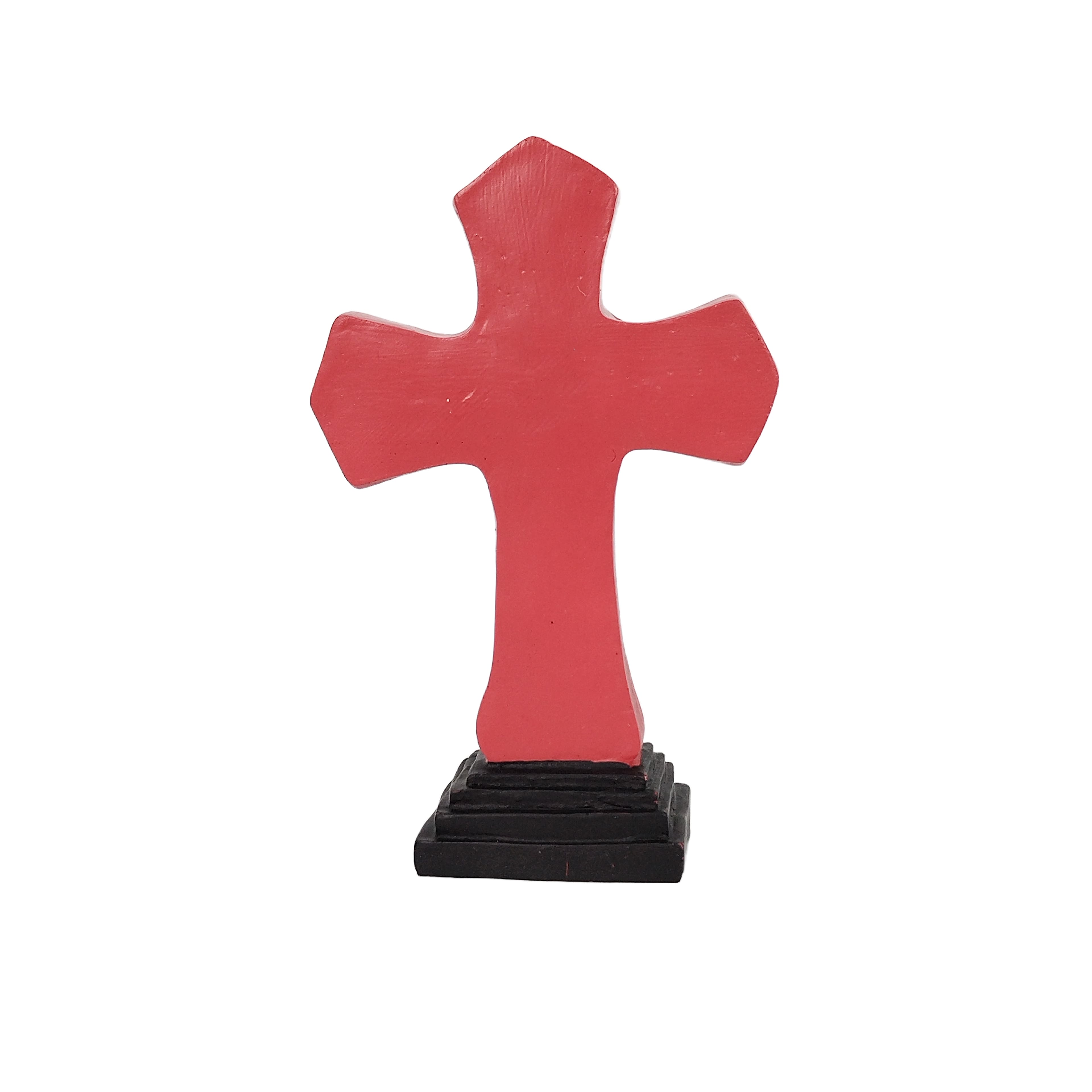 6.75" Cross with Skull Tabletop Décor by Ashland®