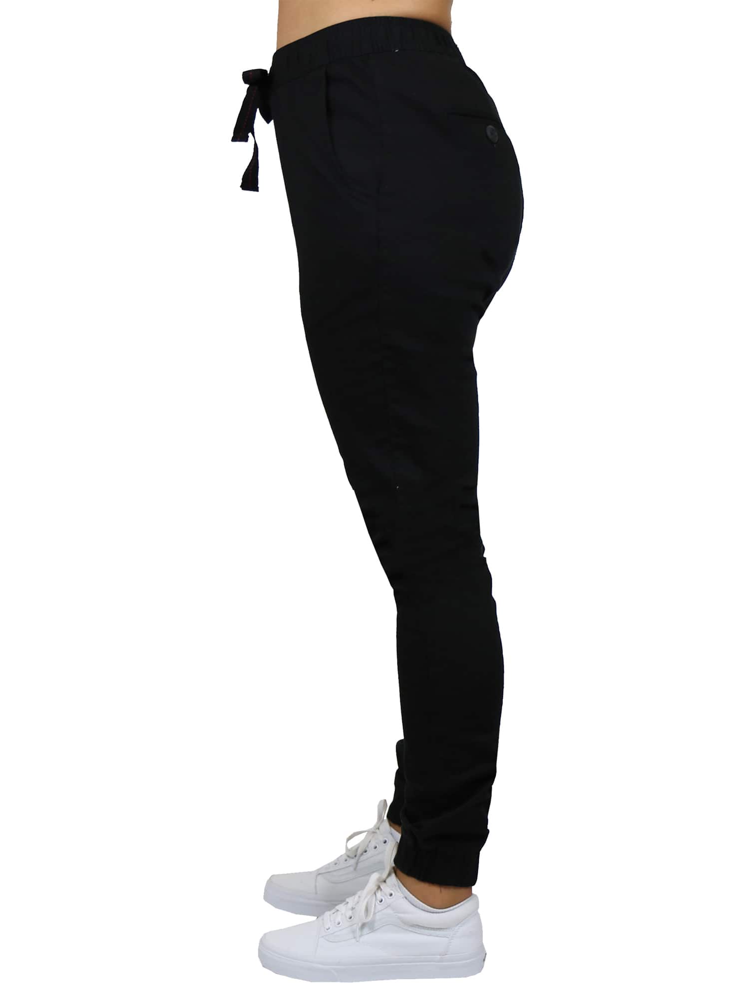 Galaxy By Harvic Loose Fit Stretch Twill Women's Joggers