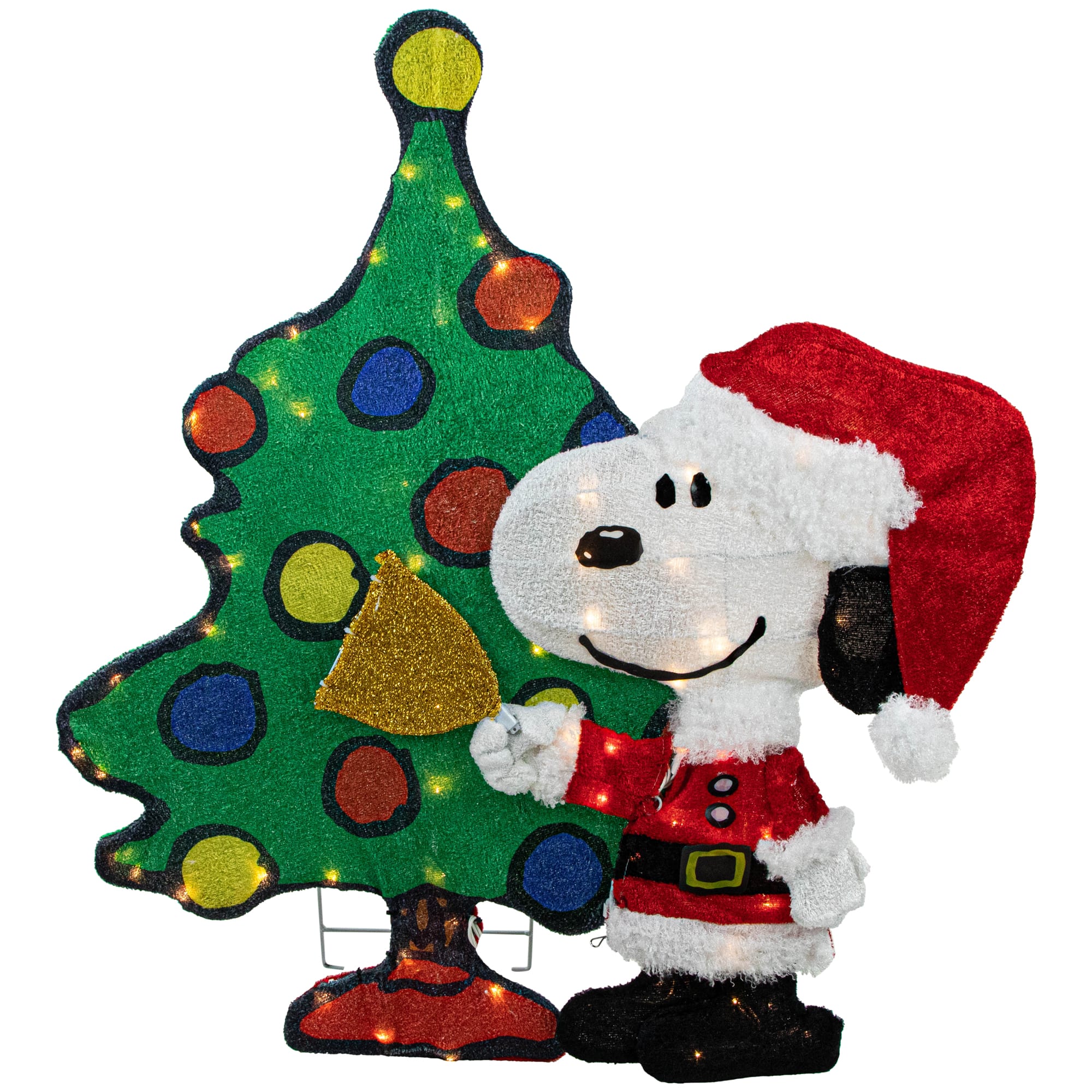 Northlight 32" LED Lighted Peanuts Snoopy & Christmas Tree Indoor/Outdoor Decoration | Michaels®