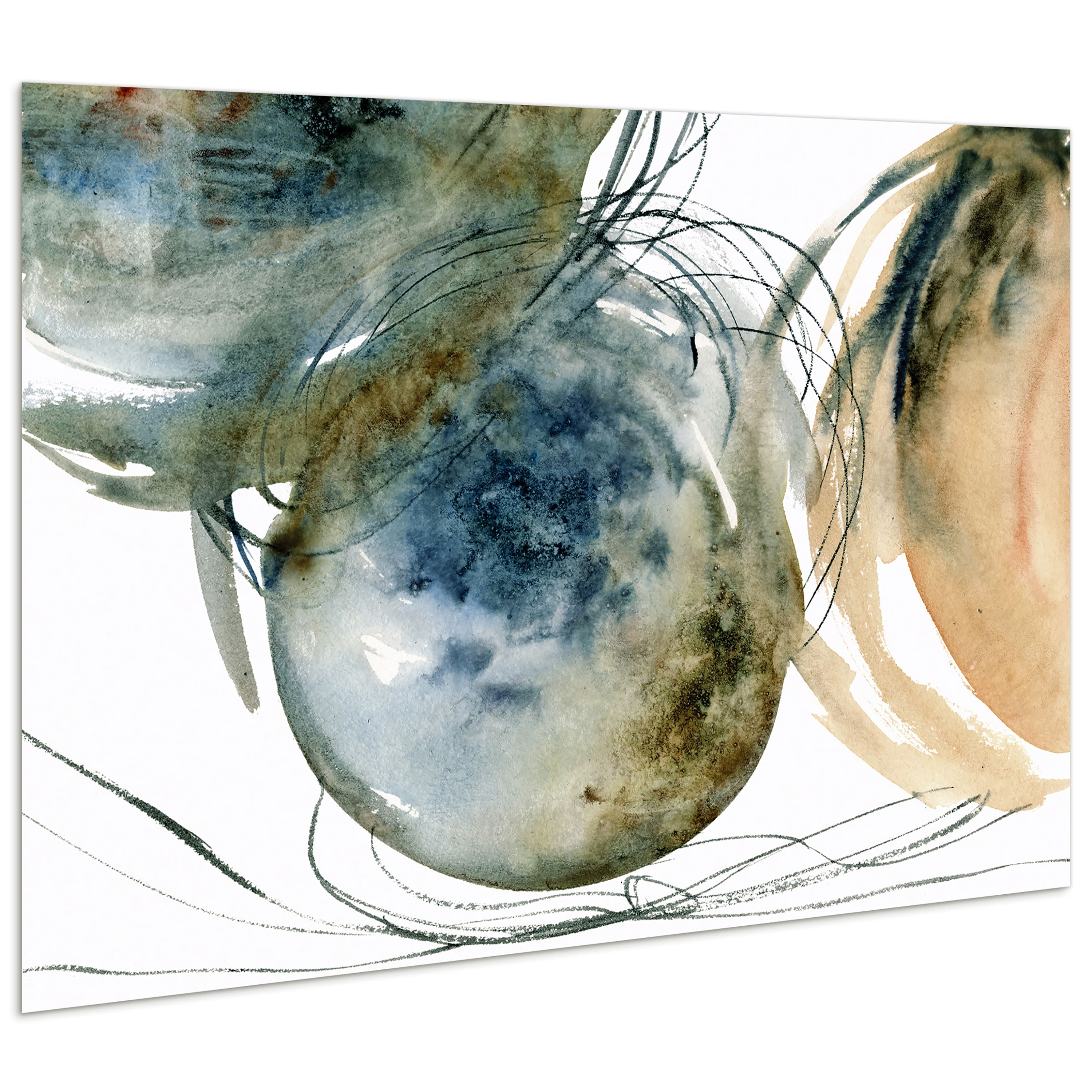 Empire Art Direct 32" x 48" Hibernation II Frameless Free Floating Tempered Glass Wall Art