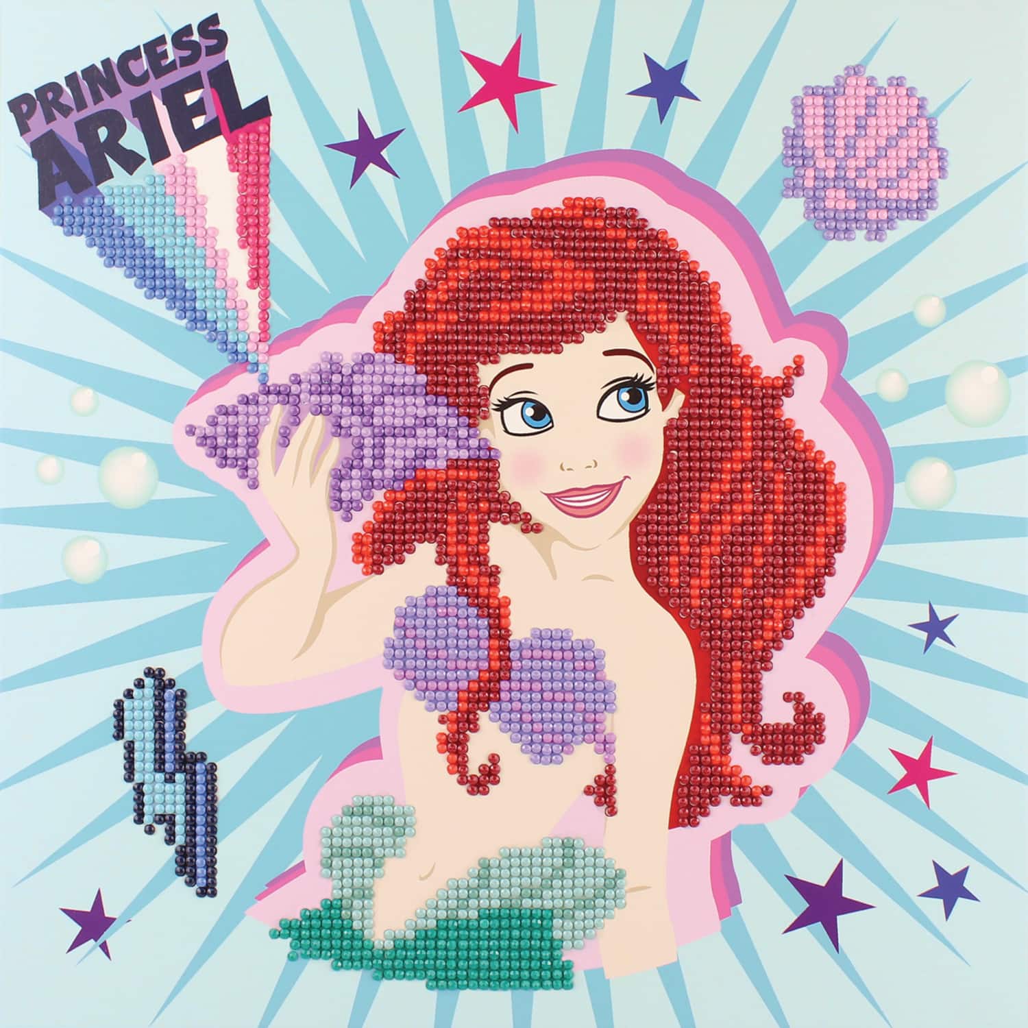 Camelot® Dots Intermediate Ariel Brave POW-ER Dotz Box Diamond Painting Kit