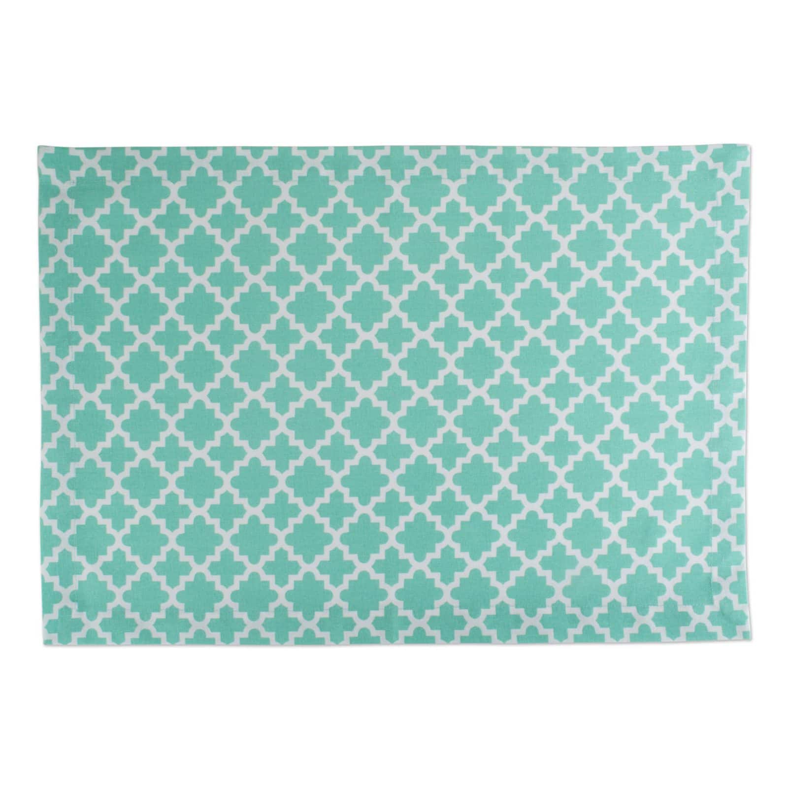 DII® Aqua Lattice Placemat Set, 6ct.