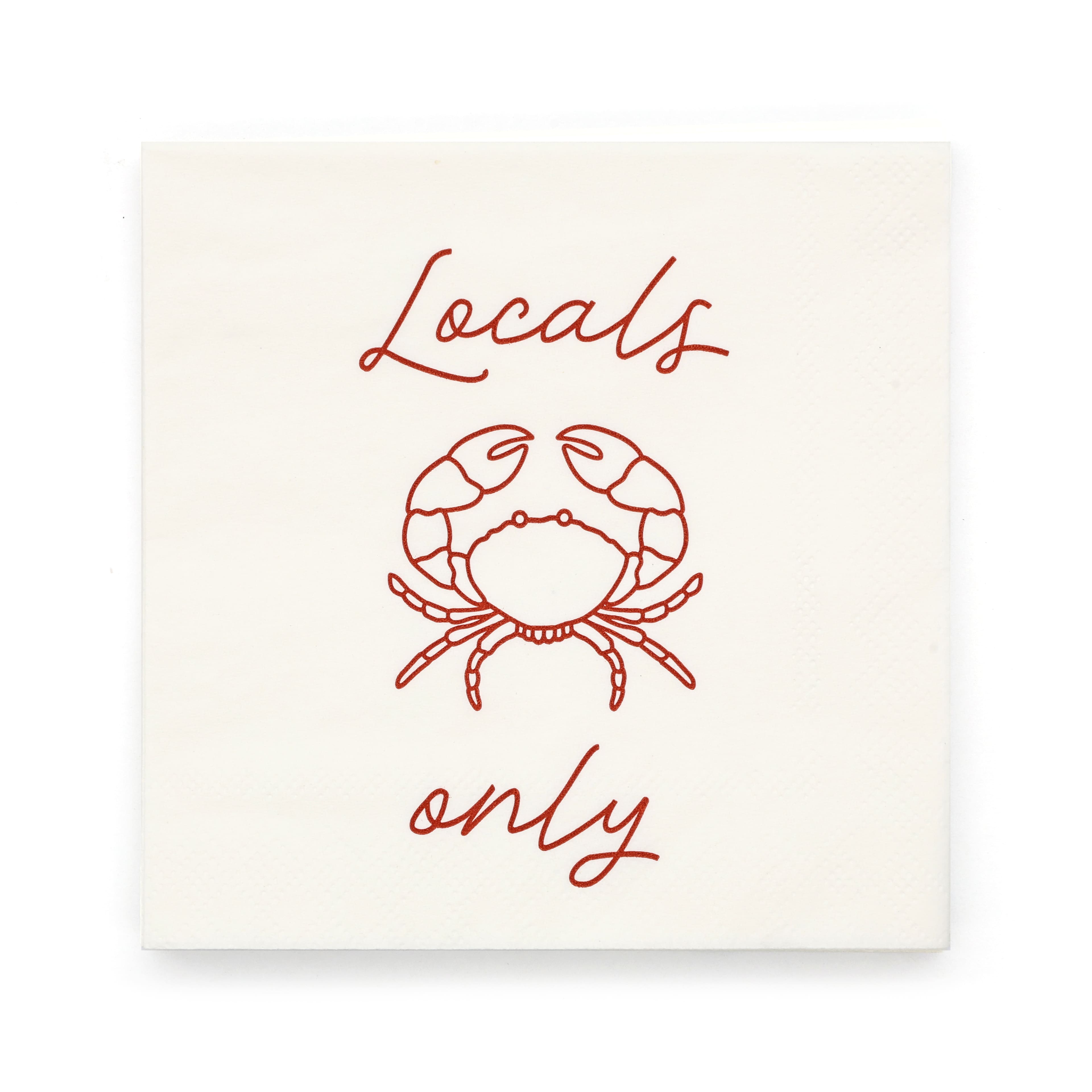 Modern Coast Crab Beverage Napkins, 20ct. by Celebrate It™