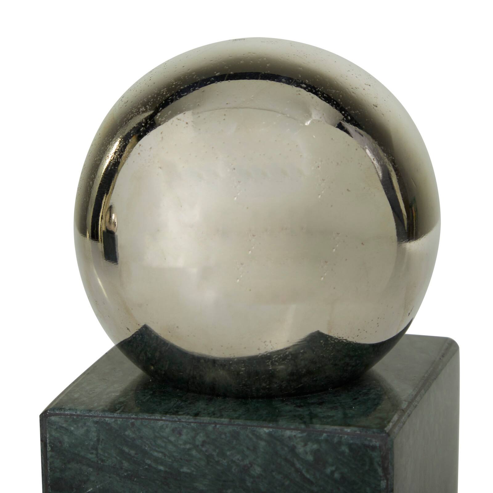 CosmoLiving by Cosmopolitan 7" Marble Orb Bookend Set