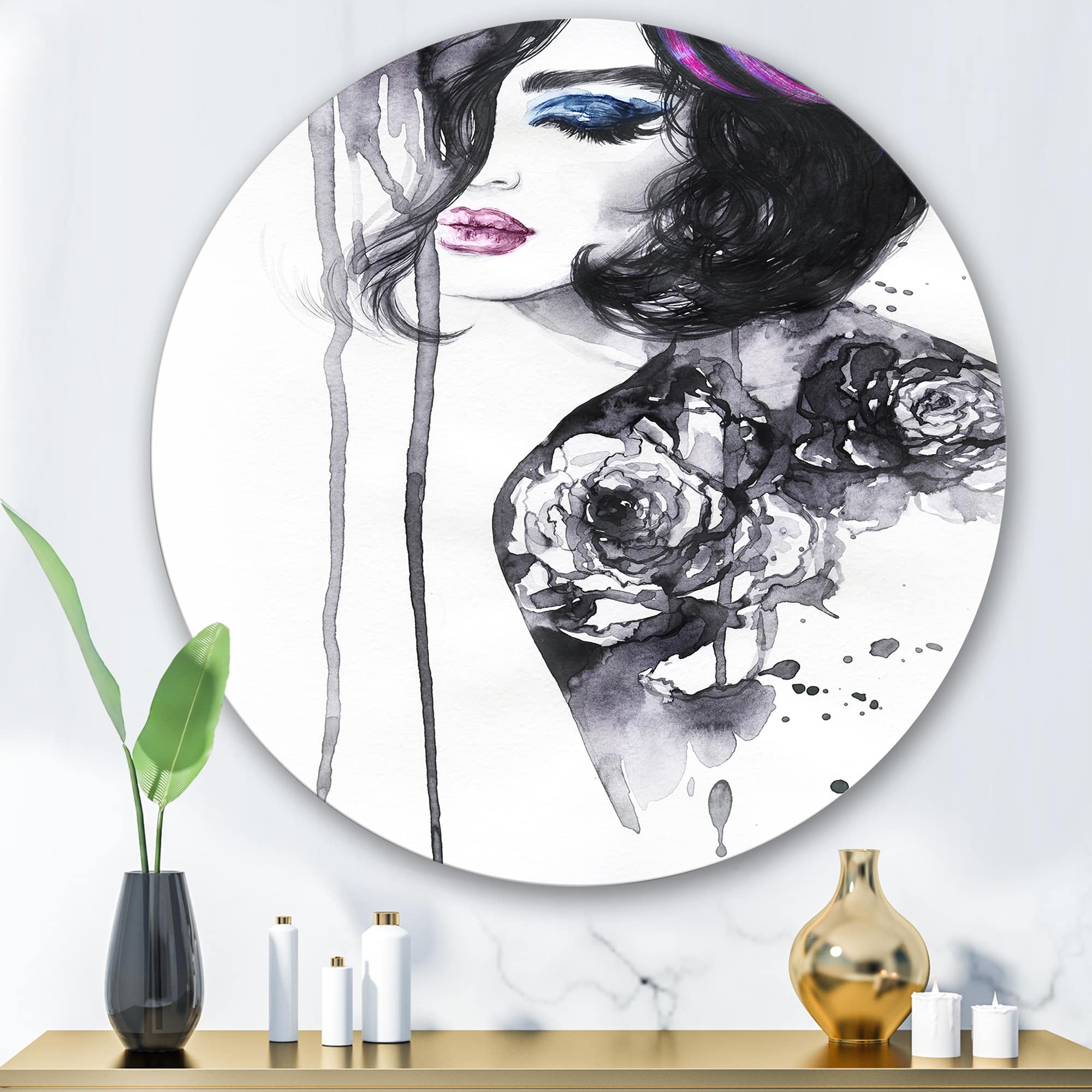 Designart - Painting Female Portrait