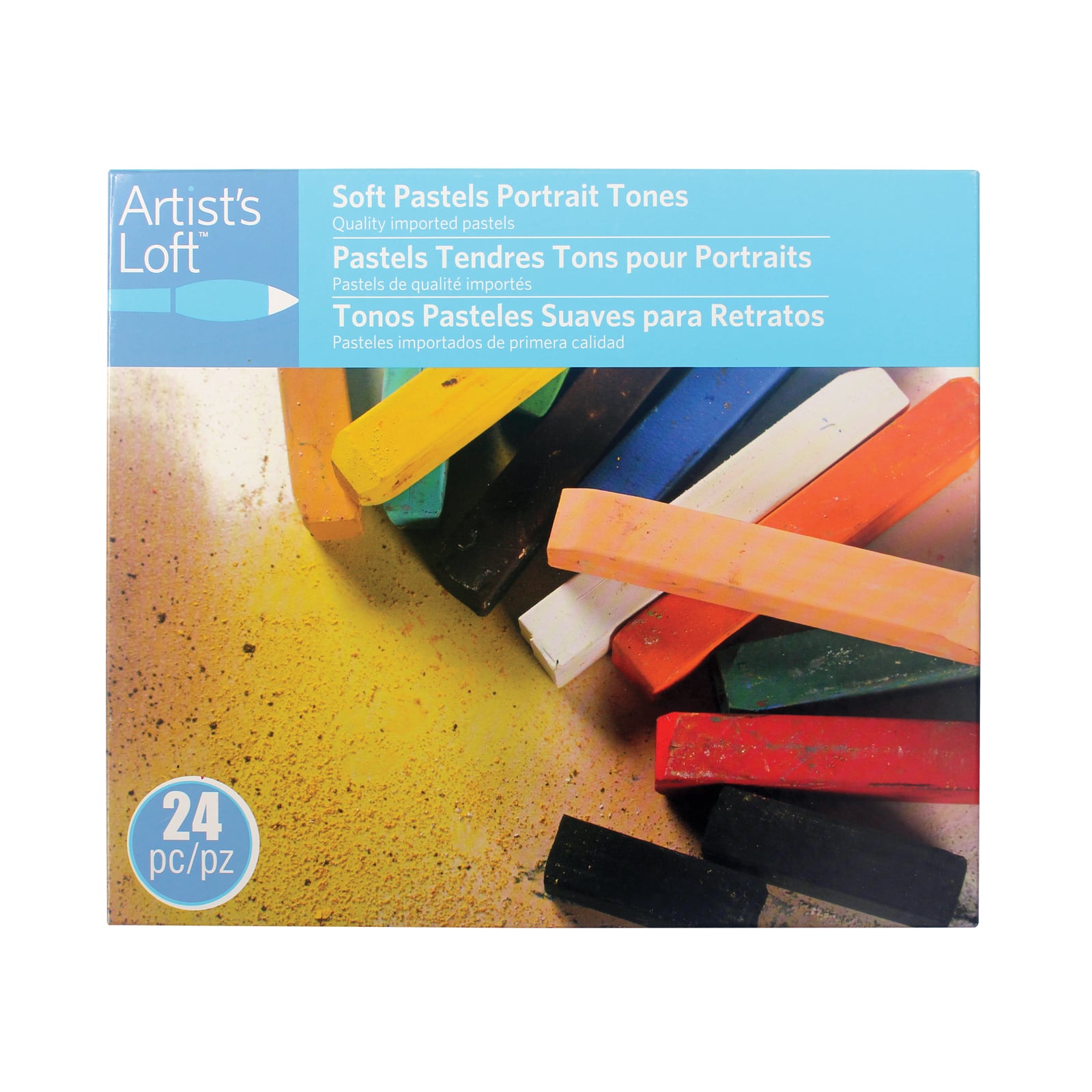 6 Packs: 24 ct. (144 total) Portrait Tones Soft Pastels by Artist's Loft®