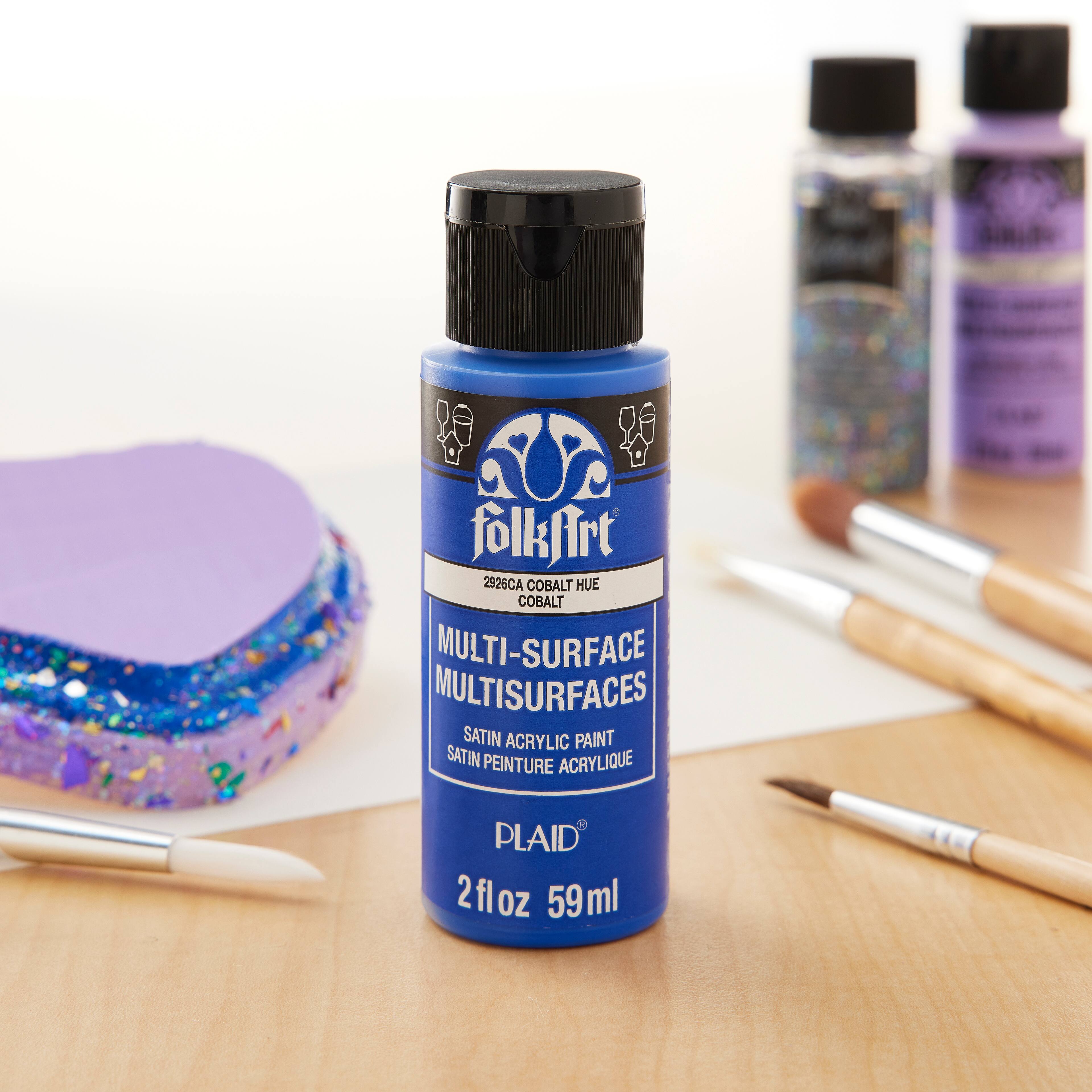 12 Pack: FolkArt® Multi-Surface Satin Acrylic Paint, 2oz.
