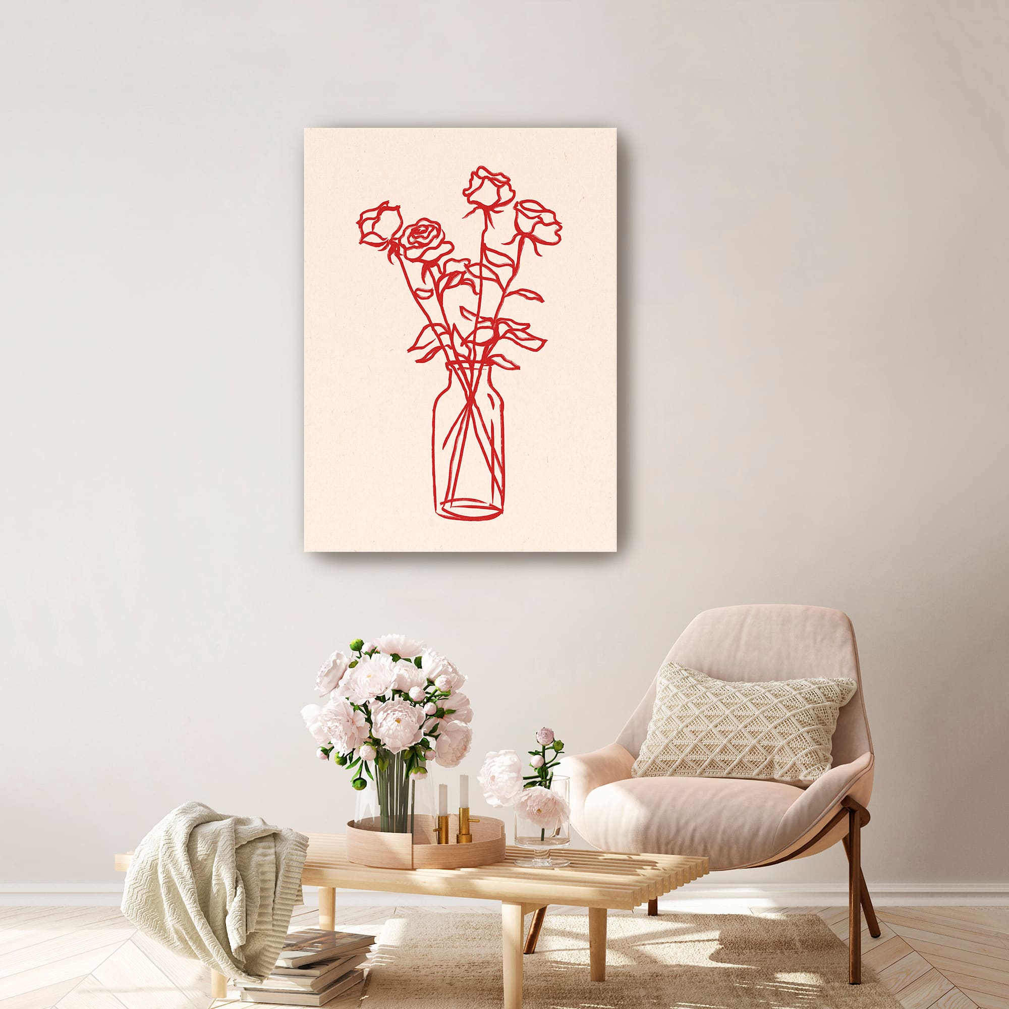 The Beauty of Roses Canvas Giclée Art