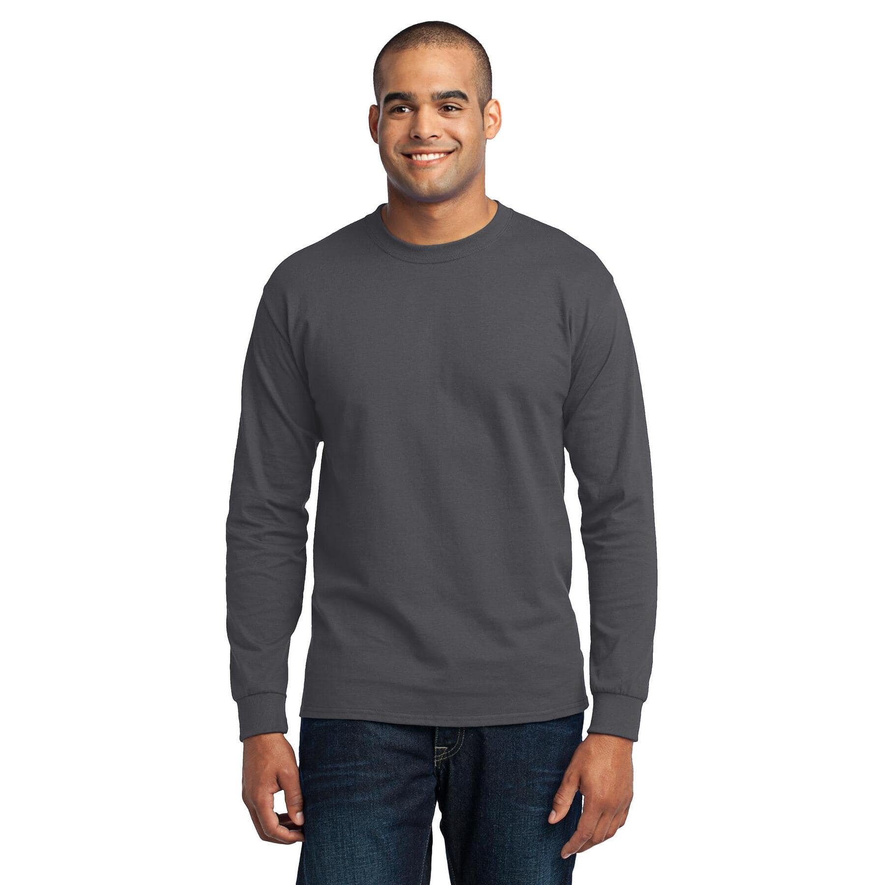 Port & Company® Long Sleeve Tall Core Blend T-Shirt