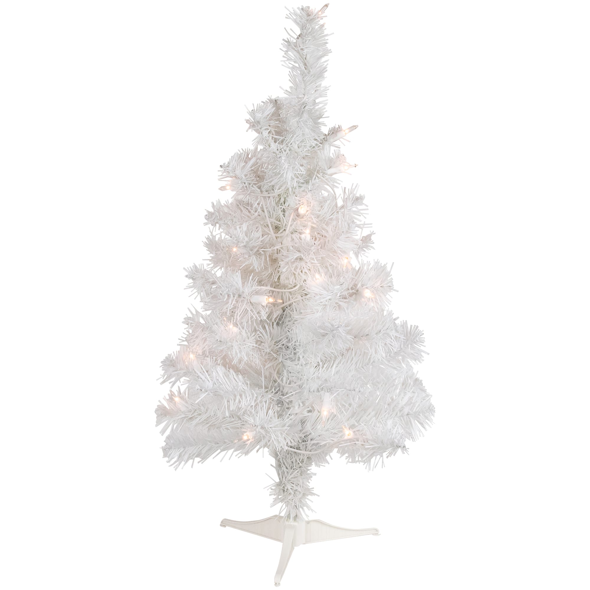 Northlight 2ft. Pre-Lit Slim Tinsel Artificial Christmas Tree