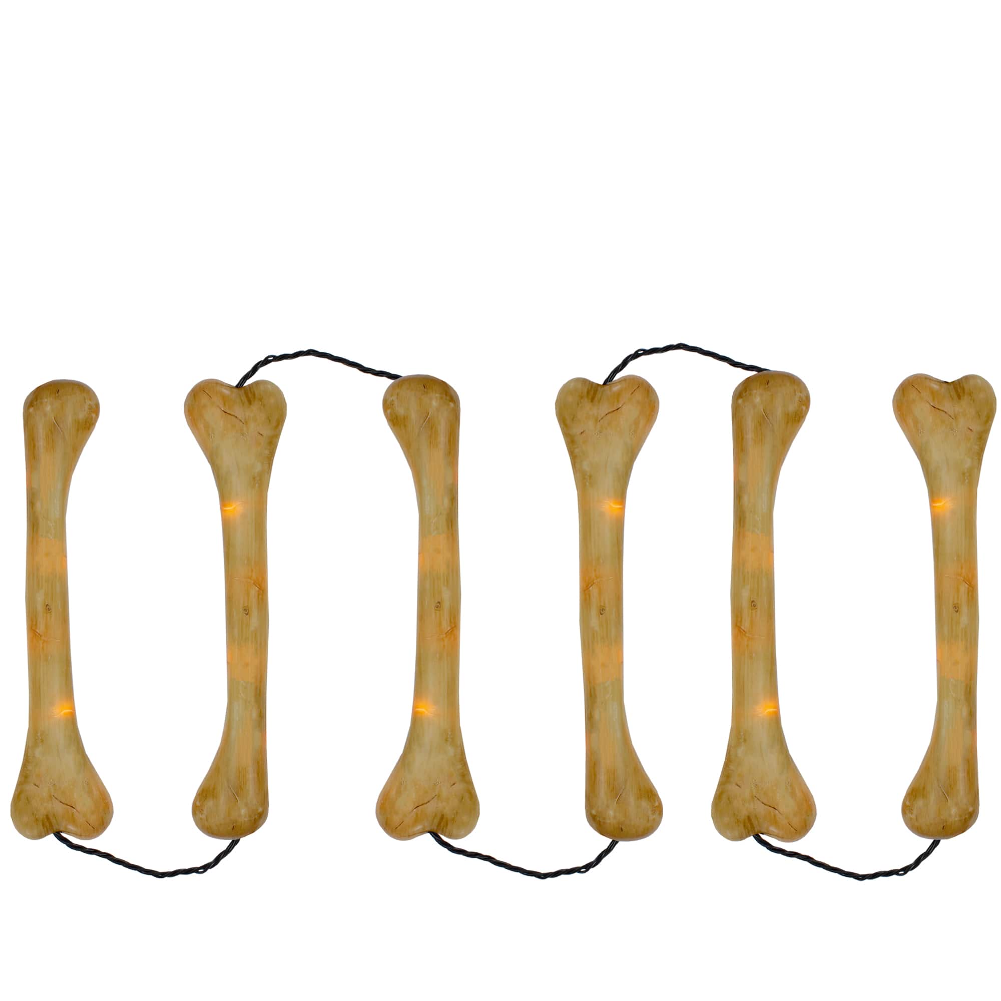 6ct. Bone Shaped Halloween Lights