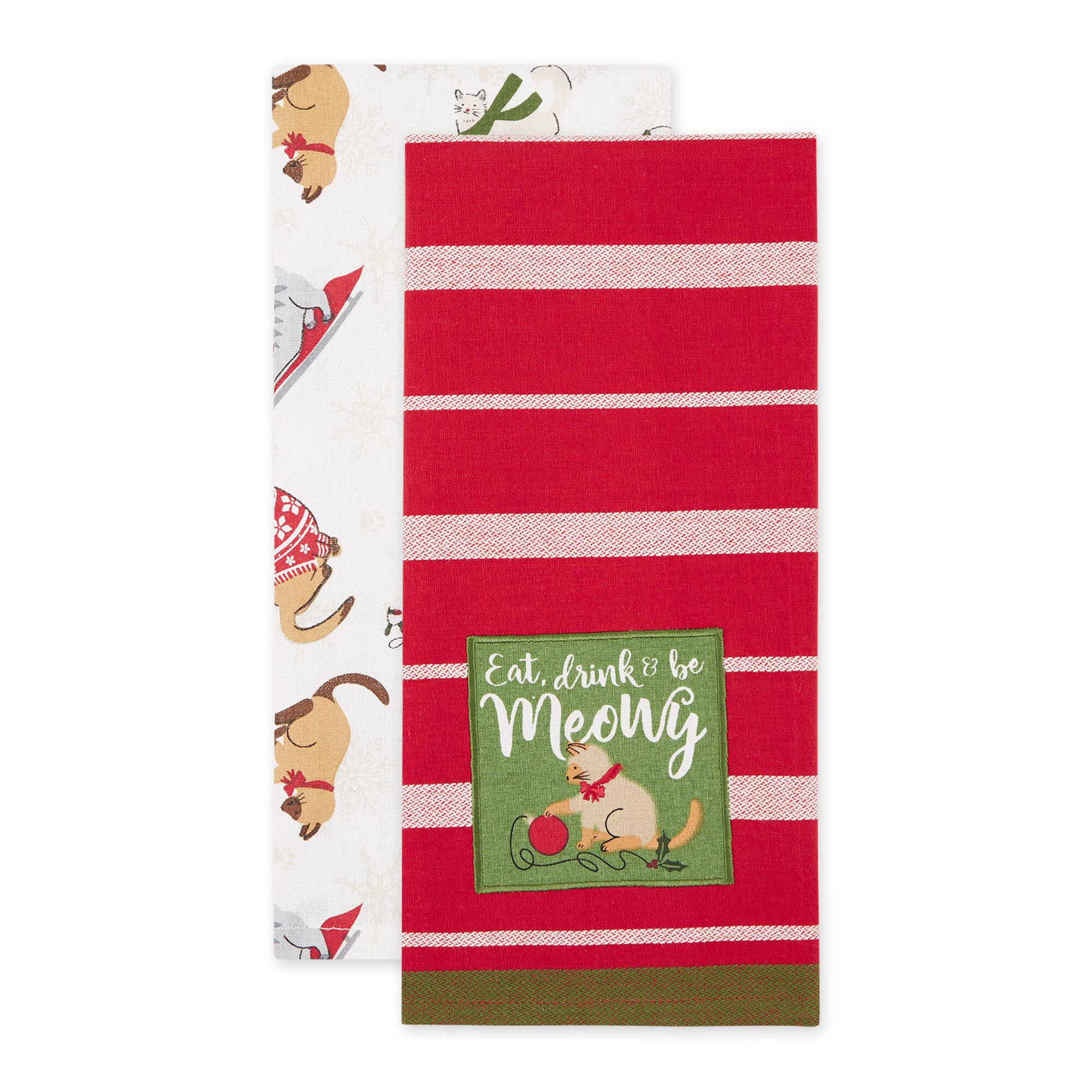 DII® Be Meowy Dishtowel Set