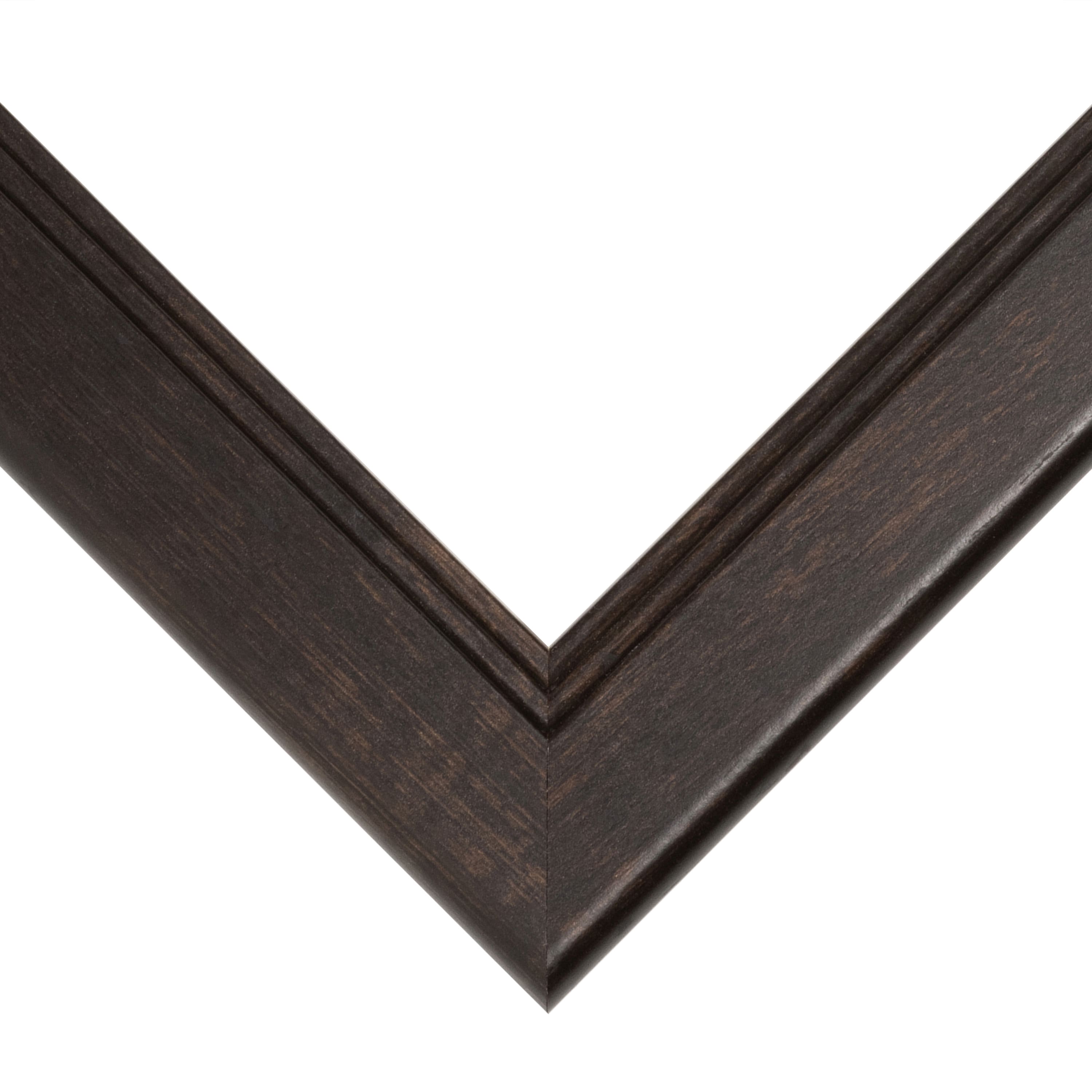 Frame USA Modern Living Espresso Walnut Single Image Picture Frame with Mat