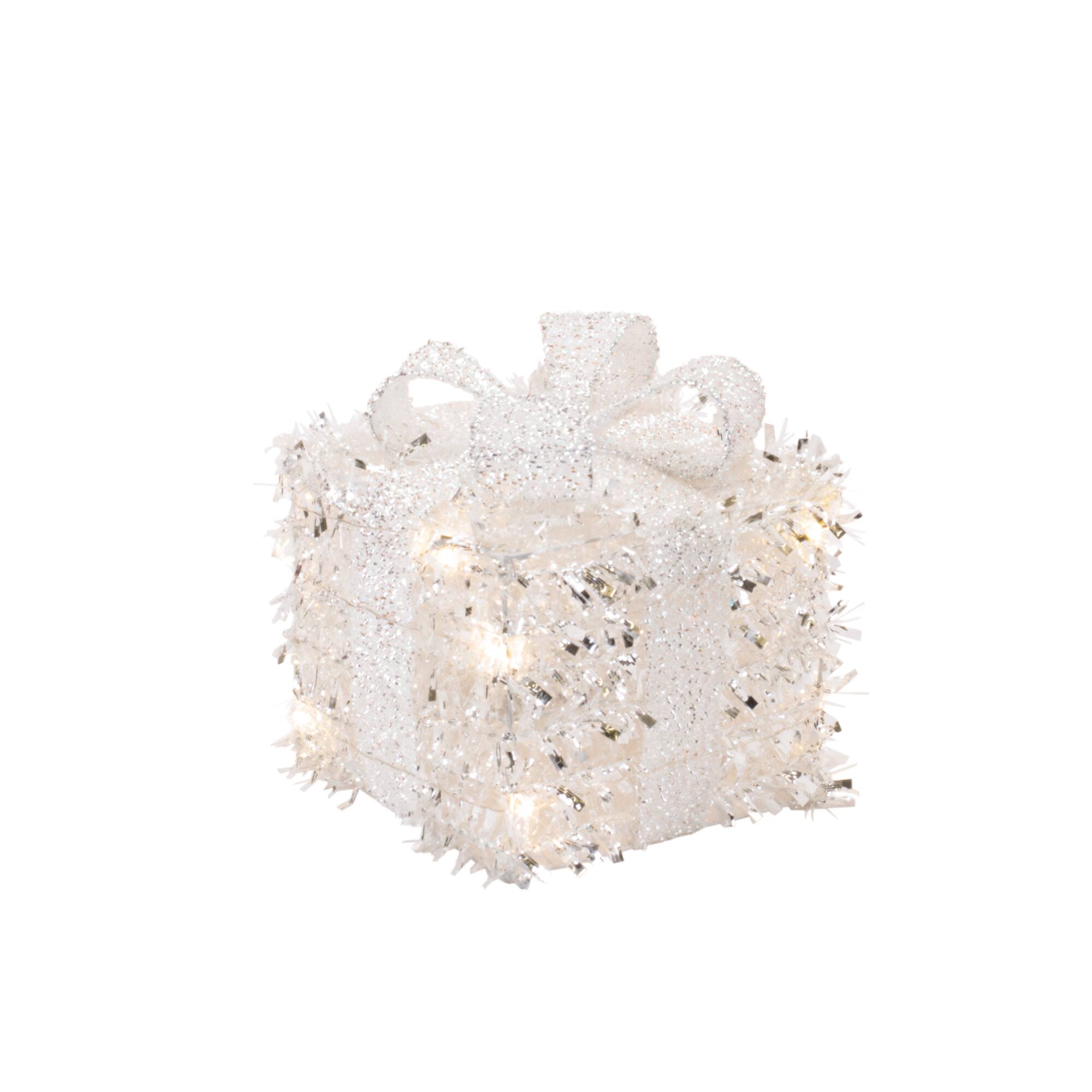Melrose LED Tinsel Package with Bow Set