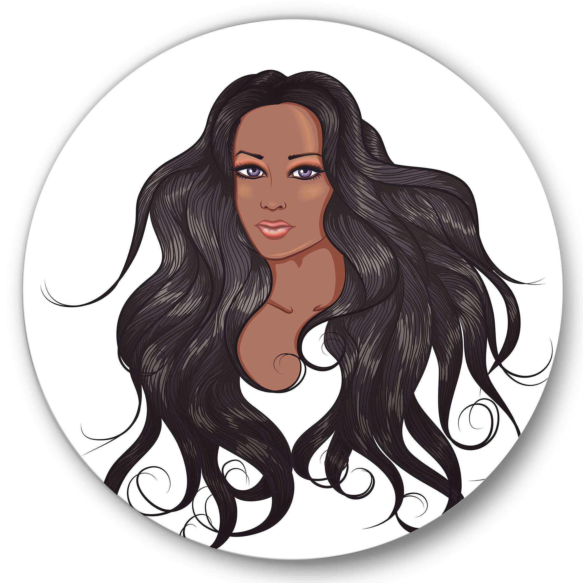 Designart - Portrait Of African American Woman XV