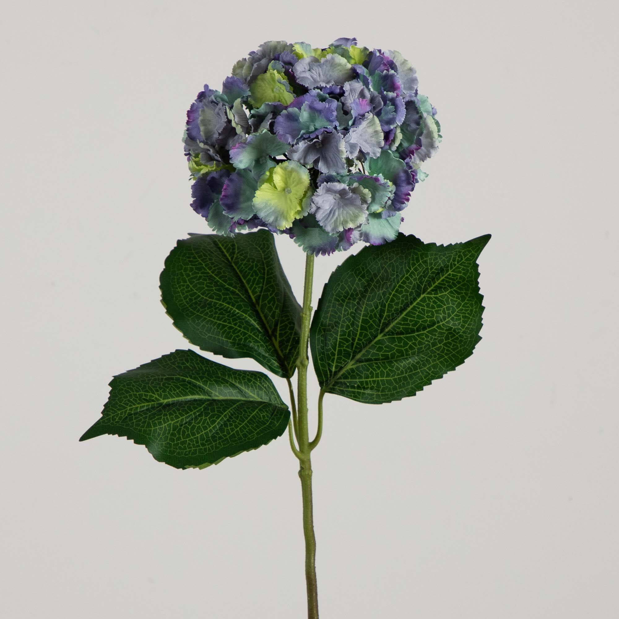 30" Blue Hydrangea Flower Stems, 3ct.