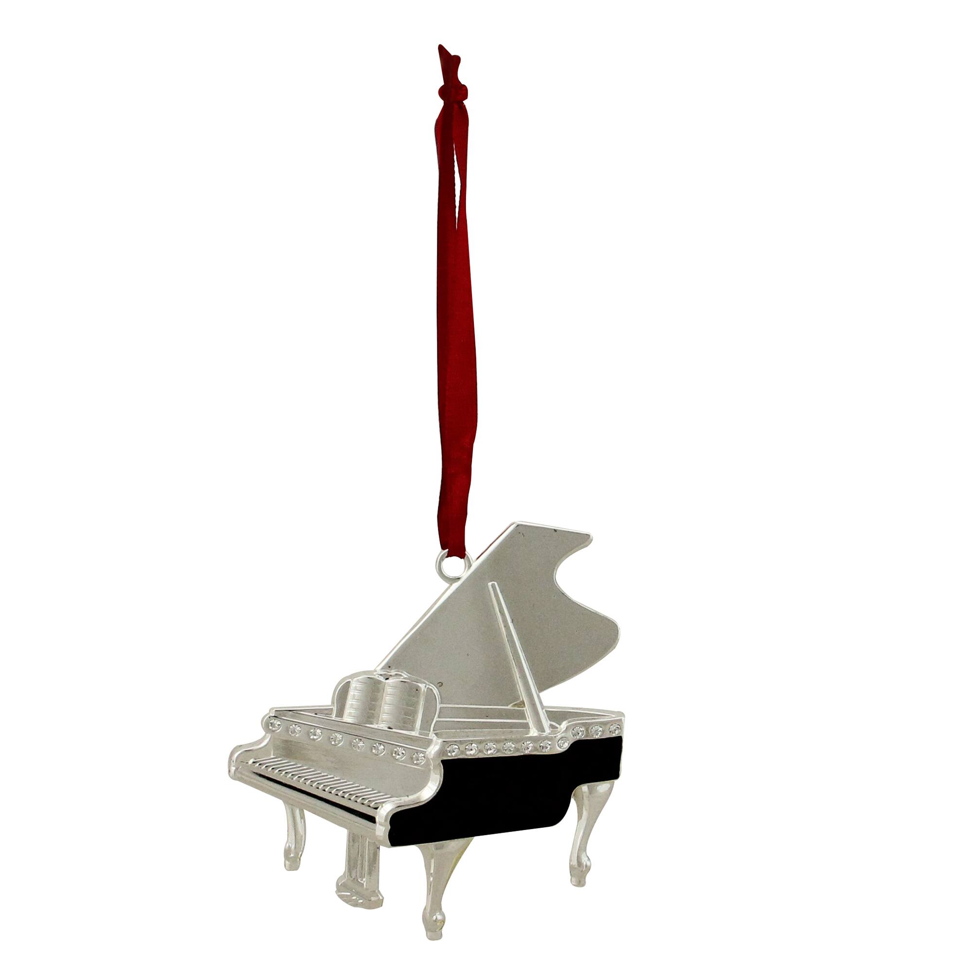 3.5″ Silver Plated Grand Piano Ornament By Northlight | Michaels®