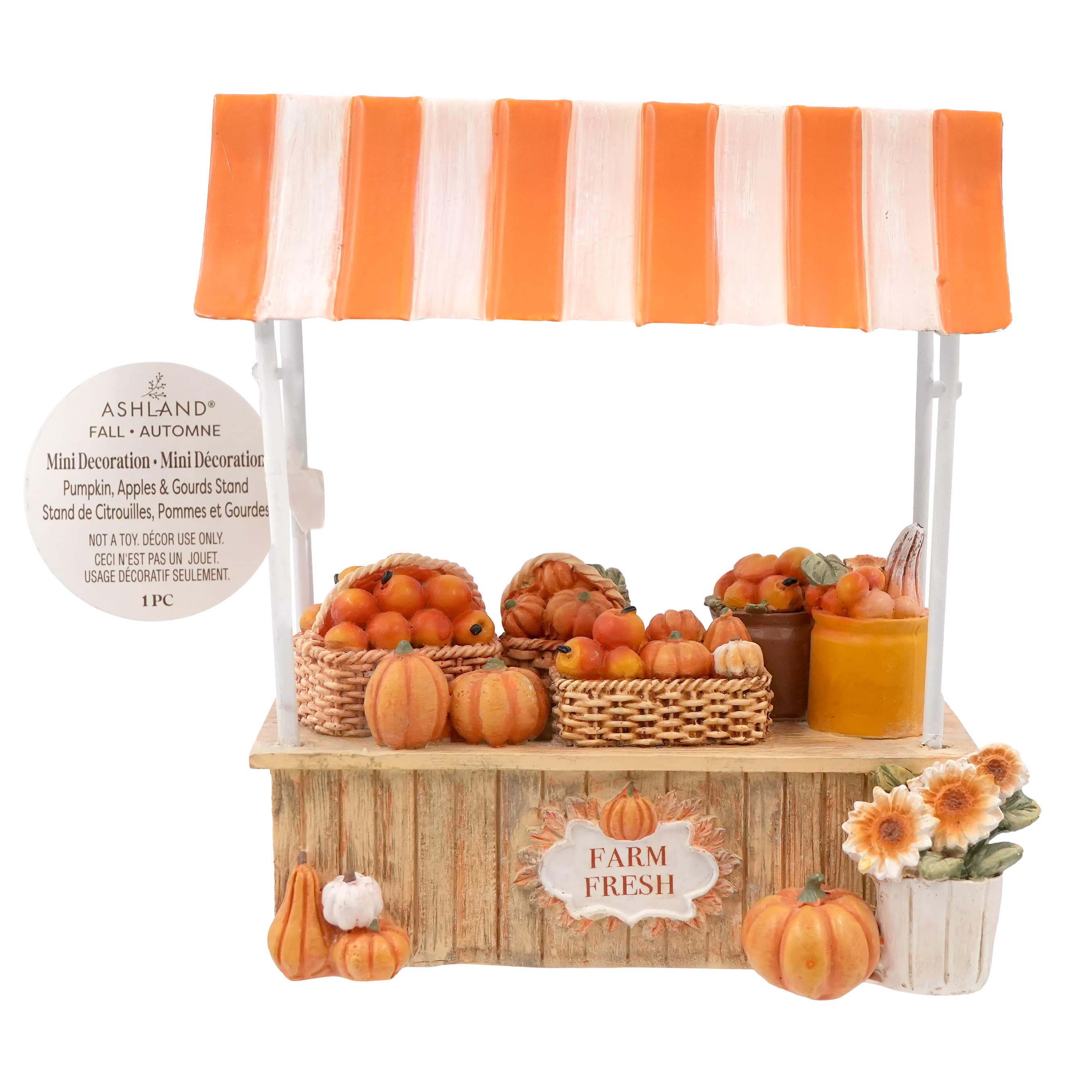 Mini Pumpkins, Apples & Gourds Stand by Ashland®