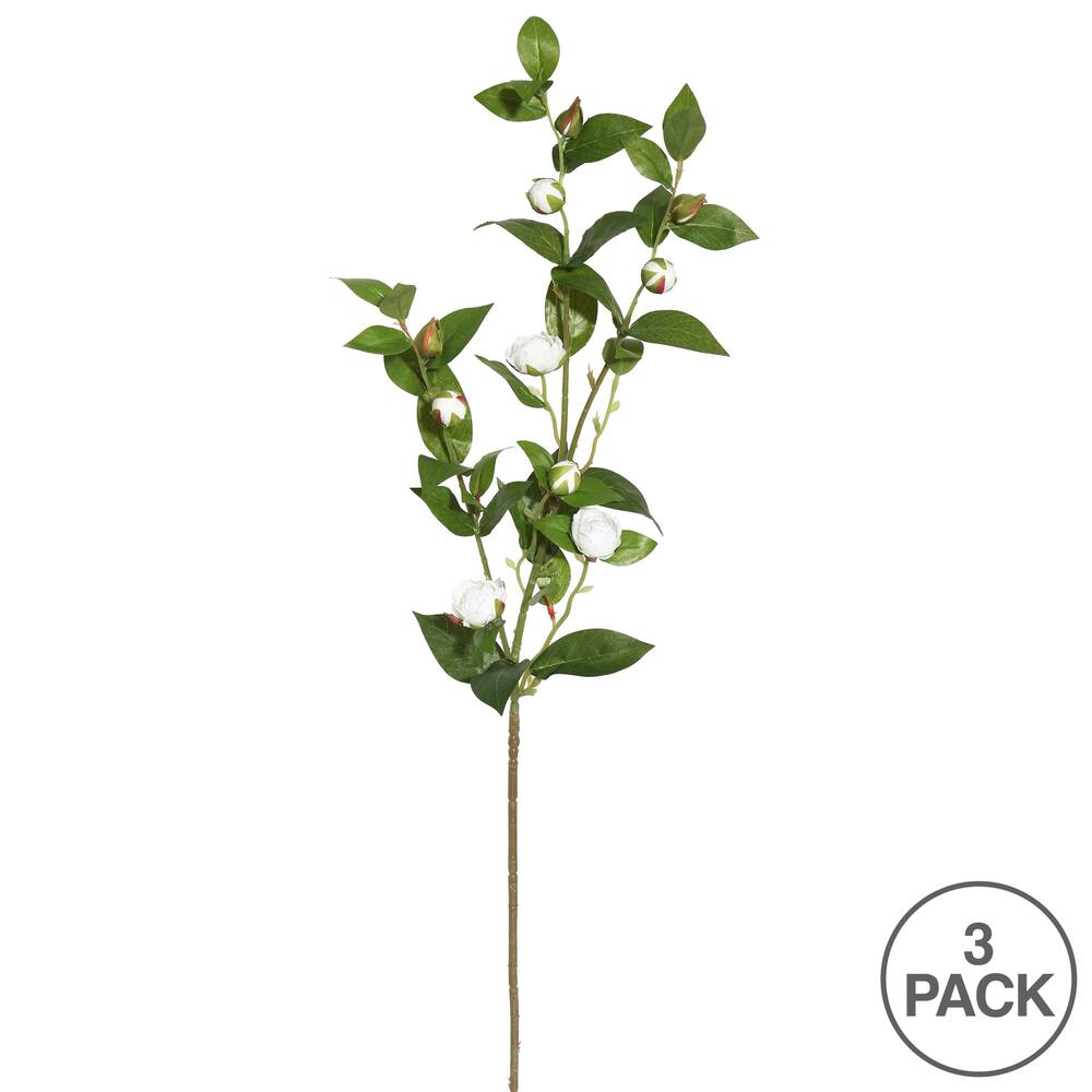 White Tea Rose Spray, 3ct.