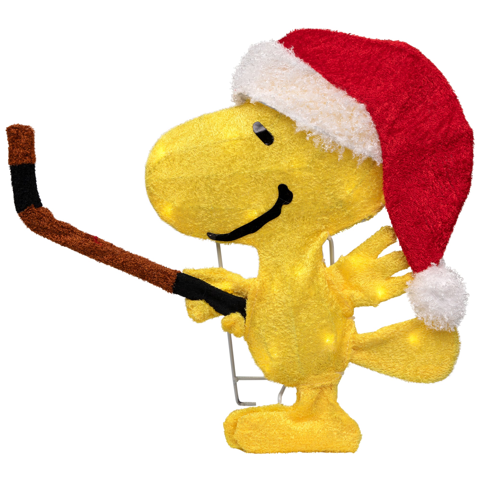 28" Lighted Snoopy & Woodstock Play Hockey Outdoor Christmas Yard Decoration