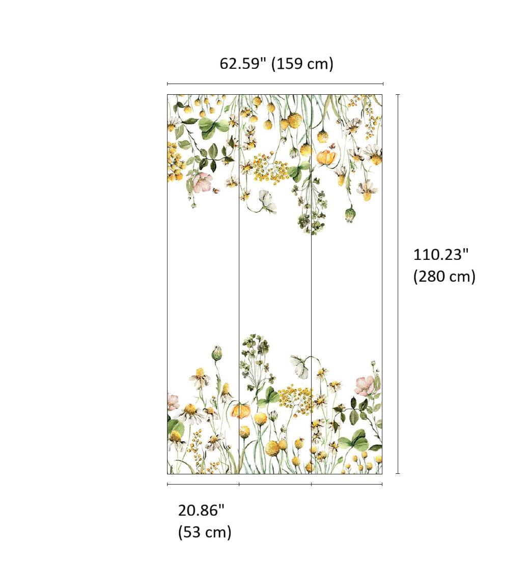 Designs Direct Field Blossom Yellow Wall Mural