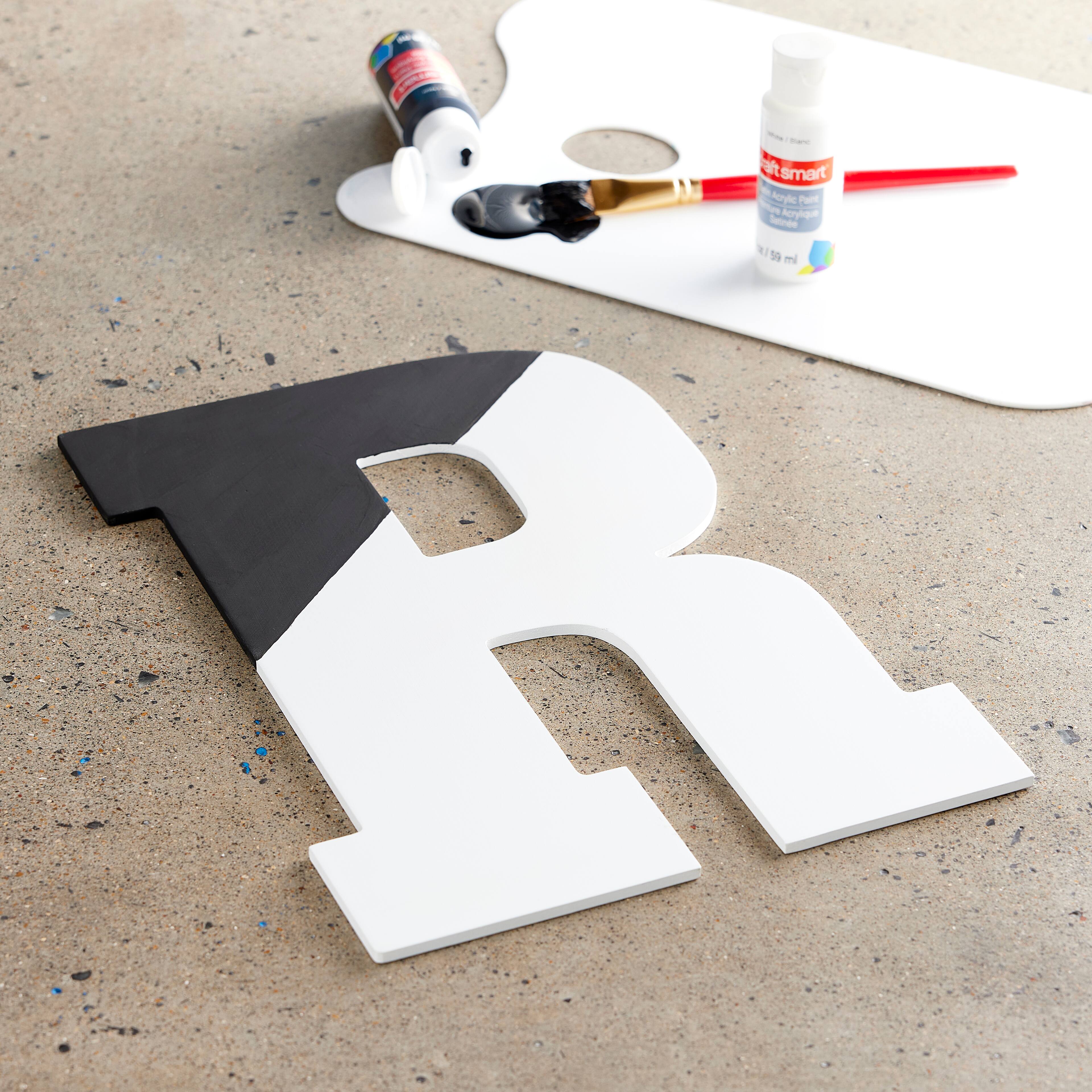 6 Pack: 13" White MDF Uppercase Letter by Make Market®