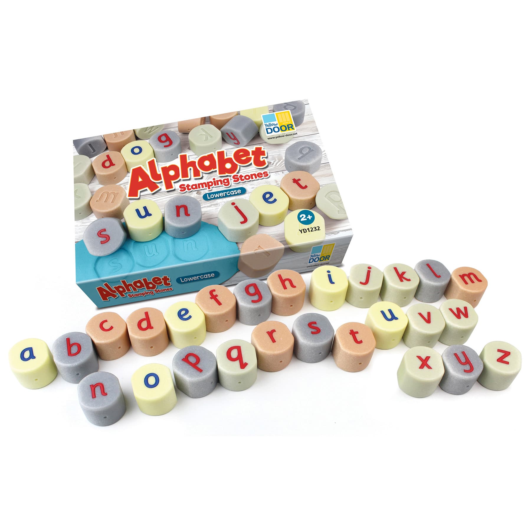 Yellow Door Lowercase Alphabet Stamping Stones