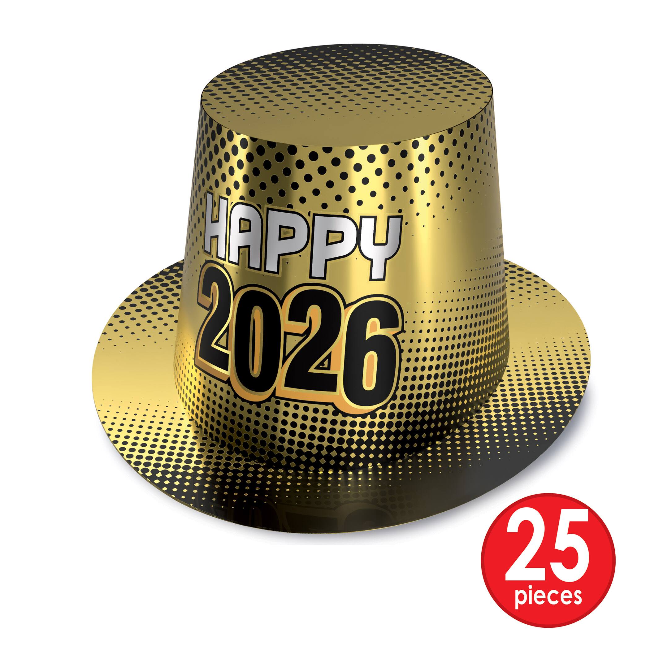Beistle Gold New Year 2026 Accessory Kit